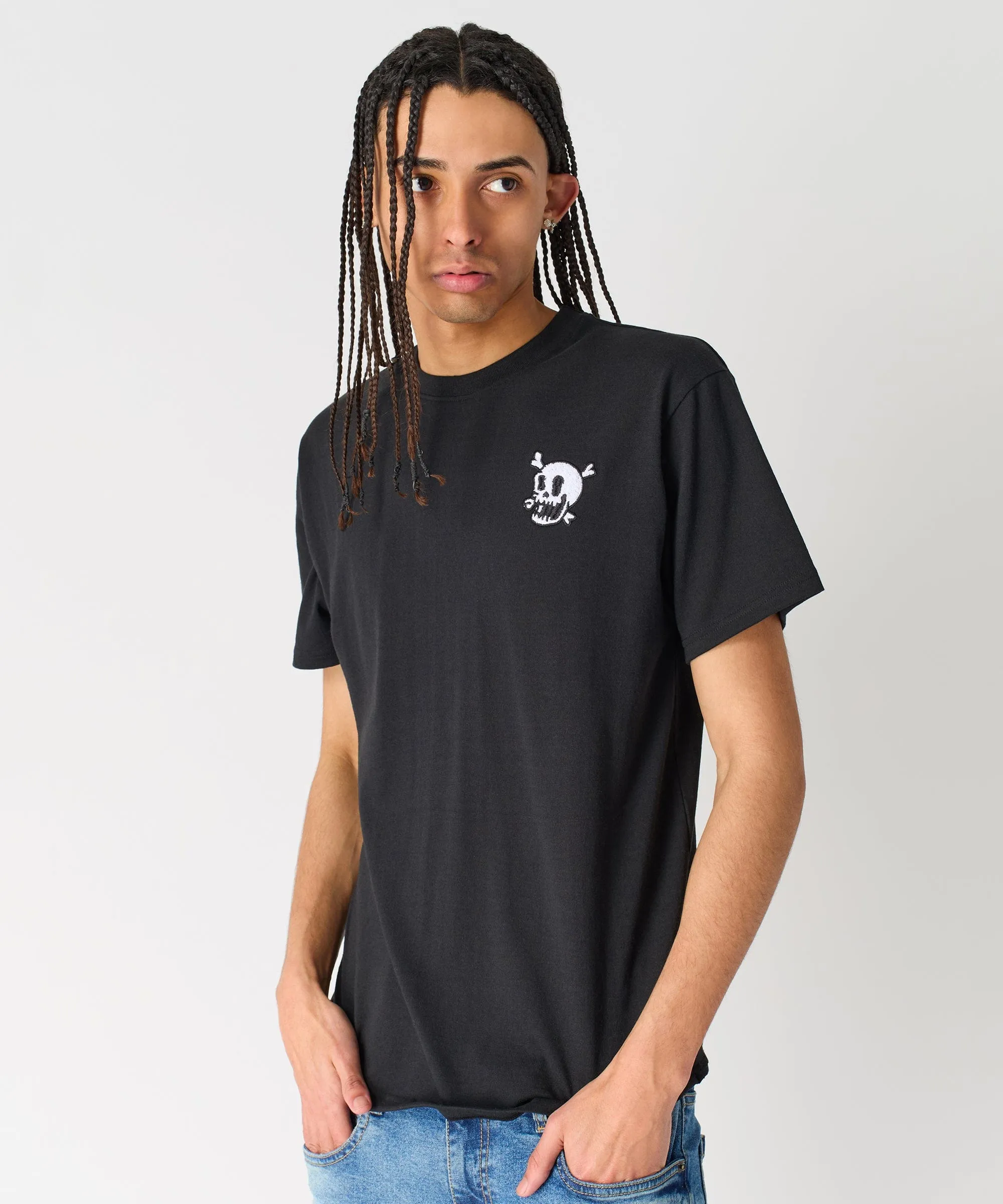 #1 Best Seller: Crossbones Short Sleeve Tee - Black  Almost Sold Out!