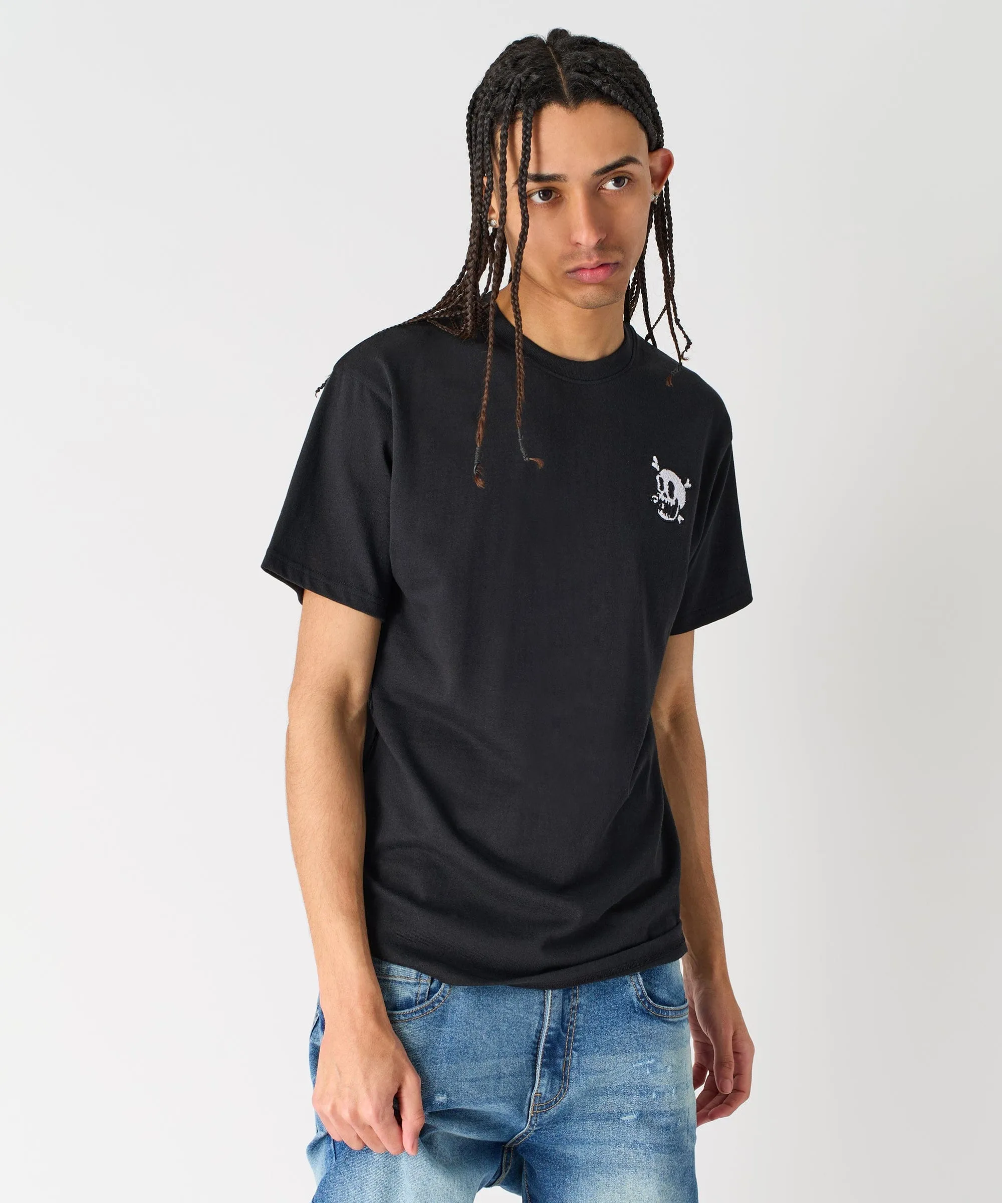 #1 Best Seller: Crossbones Short Sleeve Tee - Black  Almost Sold Out!
