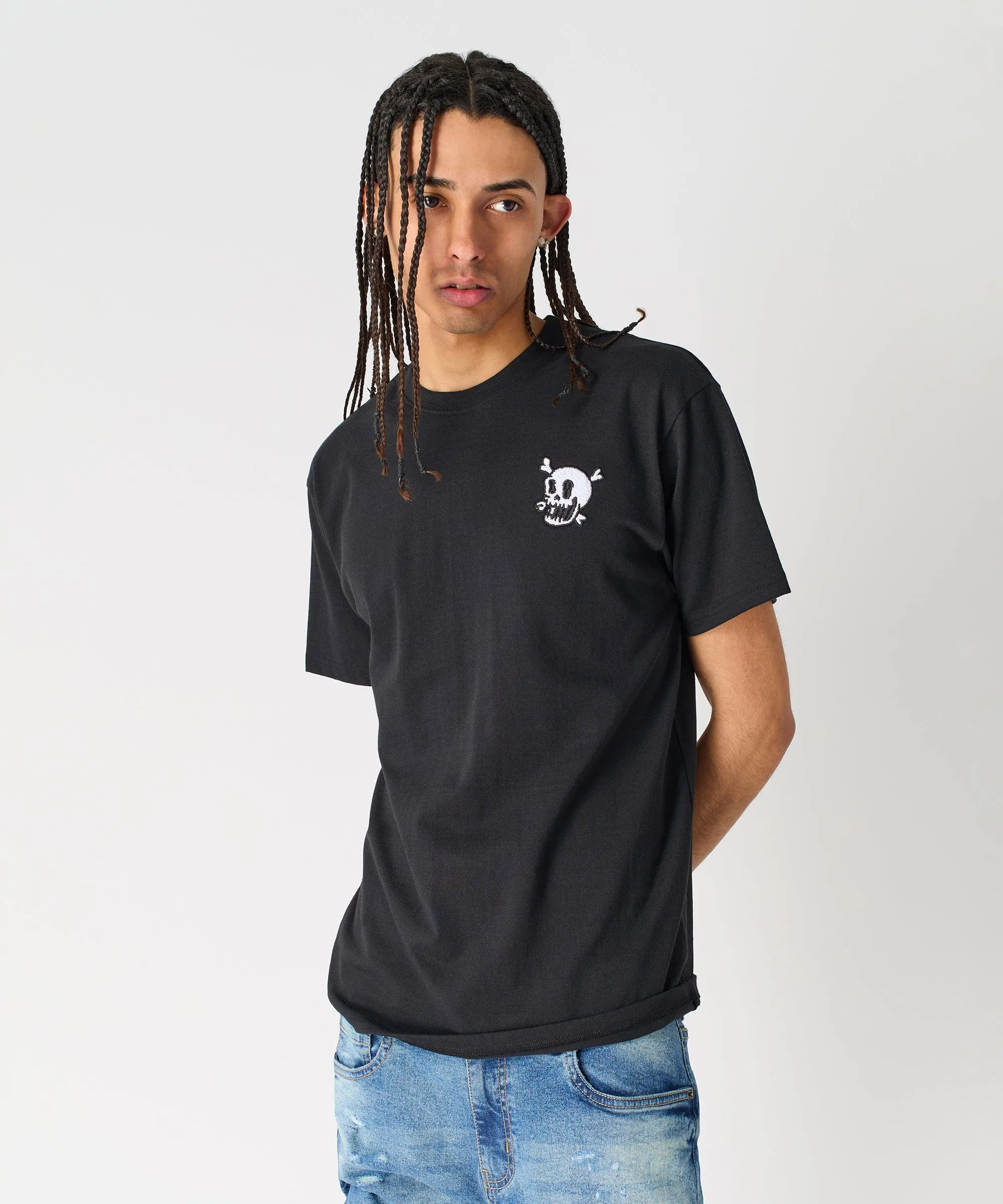 #1 Best Seller: Crossbones Short Sleeve Tee - Black  Almost Sold Out!