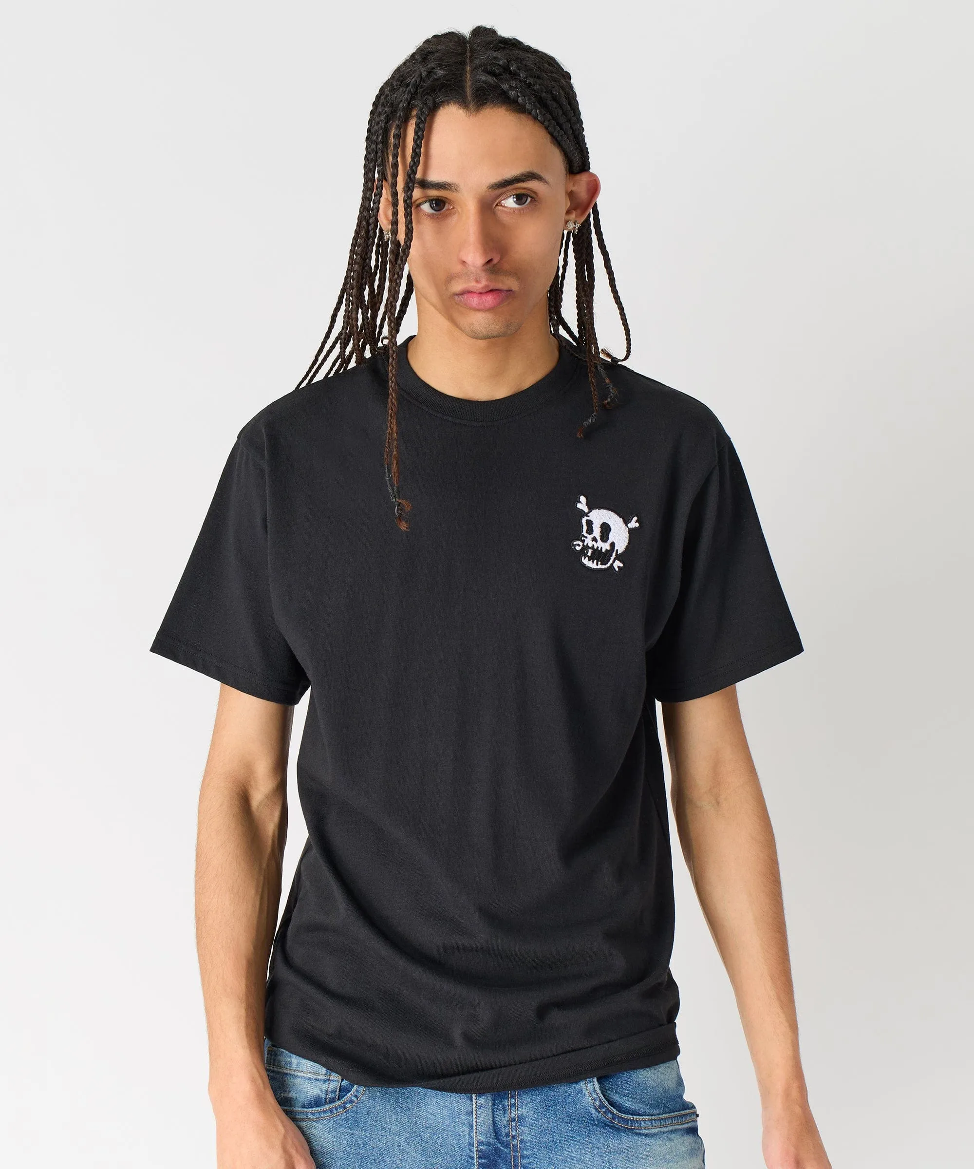 #1 Best Seller: Crossbones Short Sleeve Tee - Black  Almost Sold Out!