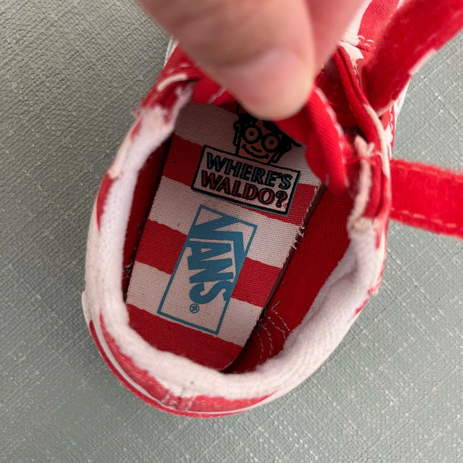 #1 Best Seller: Vans x Where's Waldo Old Skool International Stripes Sneakers 6  Today Only!