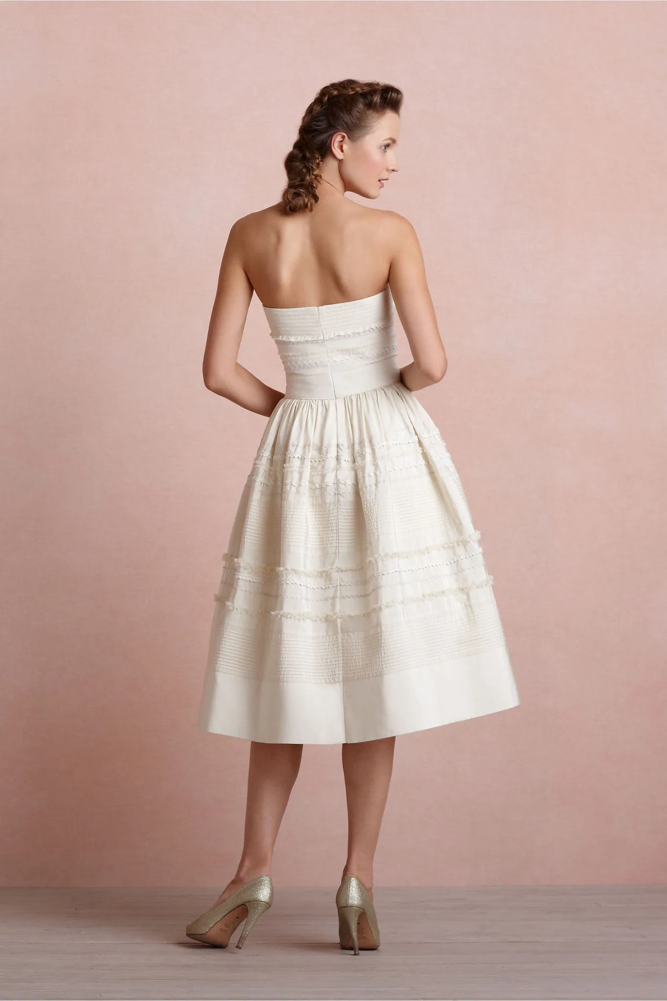 Affordable Luxury BHLDN Fondant Tea Dress  Limited Stock!