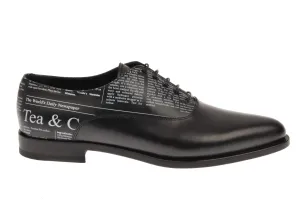 BestSelling Vitello Newspaper Print Oxford Shoes  Last Few Pieces!
