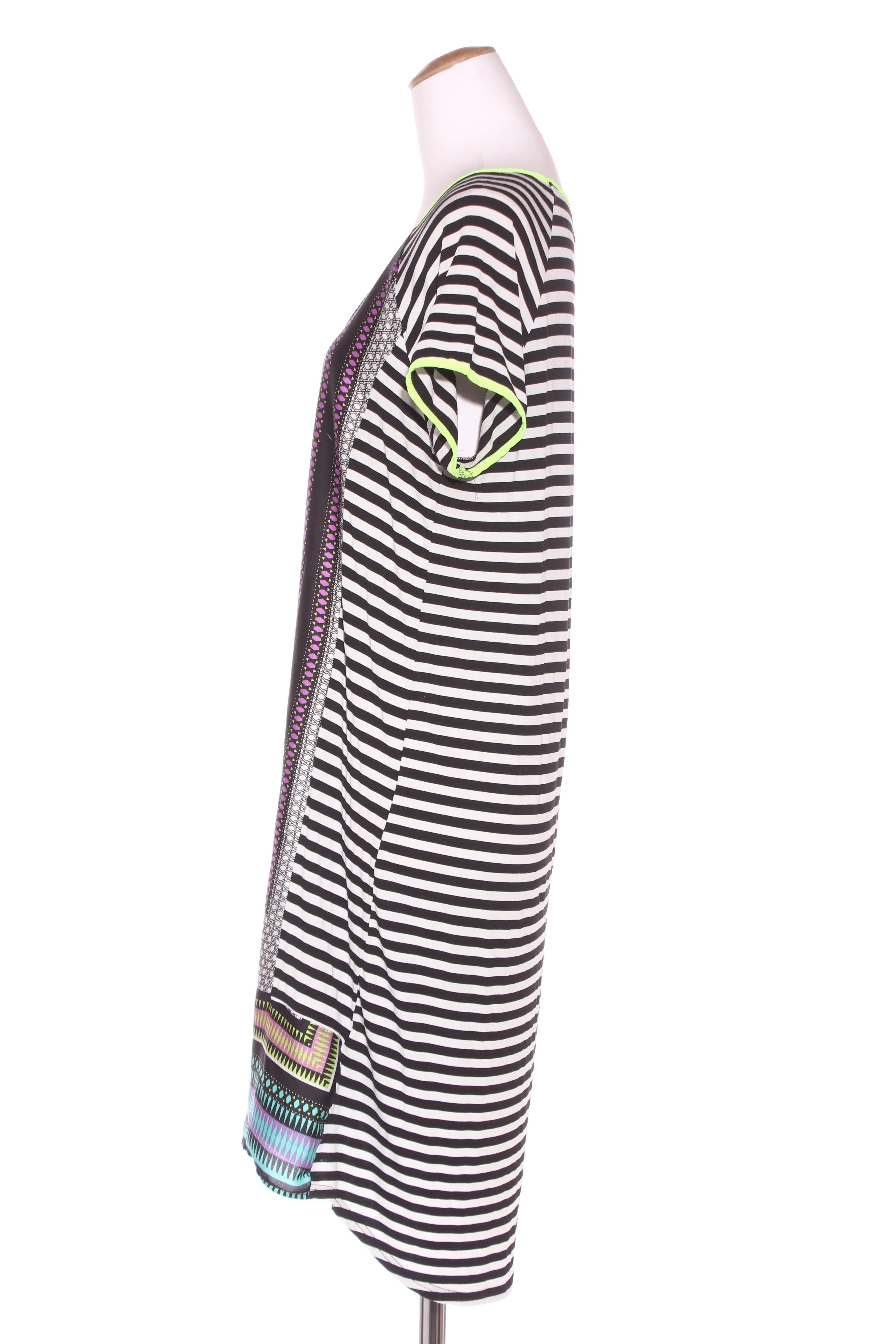 CHARLO - Aztec   stripe panel dress! 14