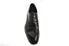 Clearance Price Black Crocodile Embossed Lace Up Shoe  Limited Stock!