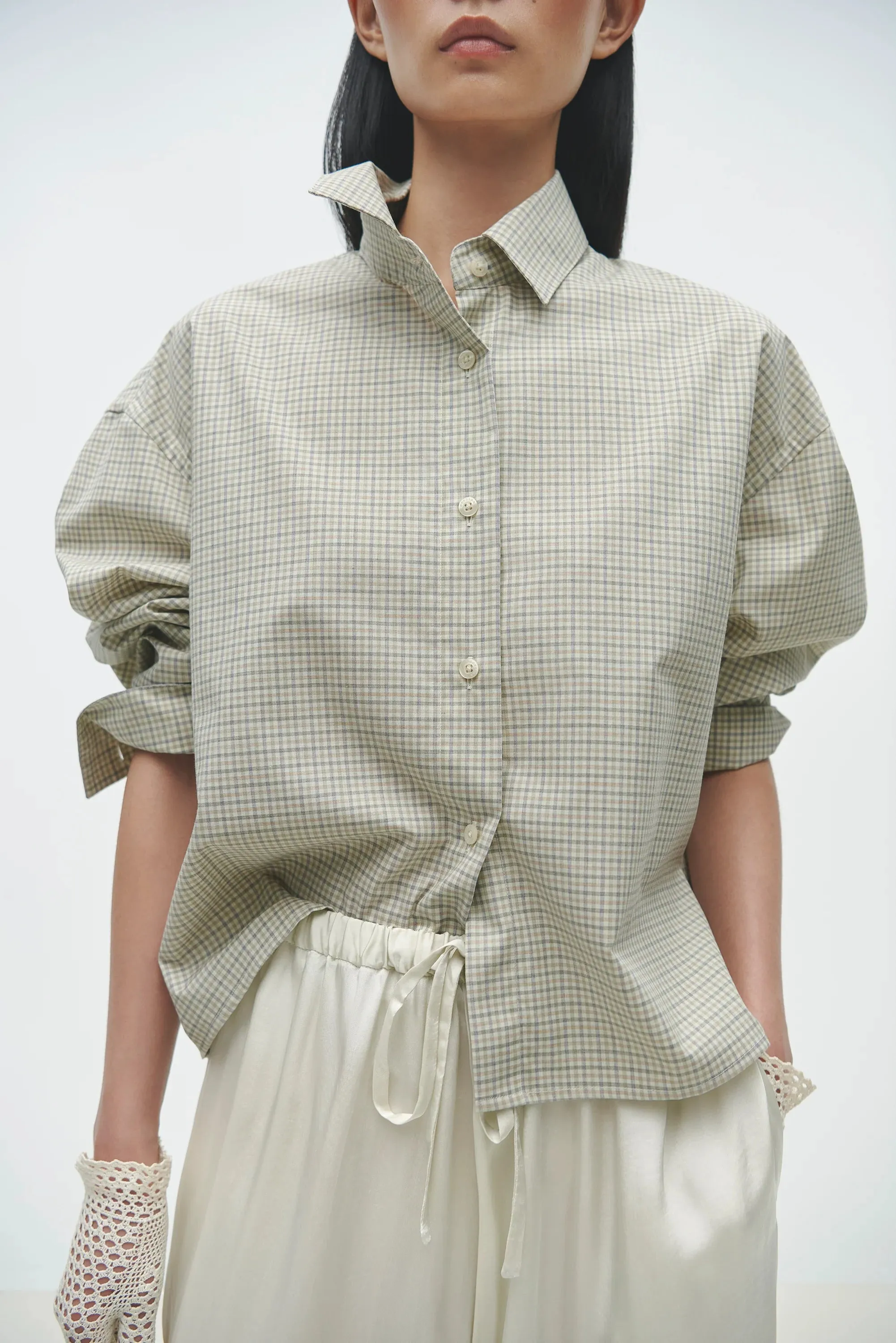 CORDERA - CLASSIC BLOUSE - CHECKED - SS25