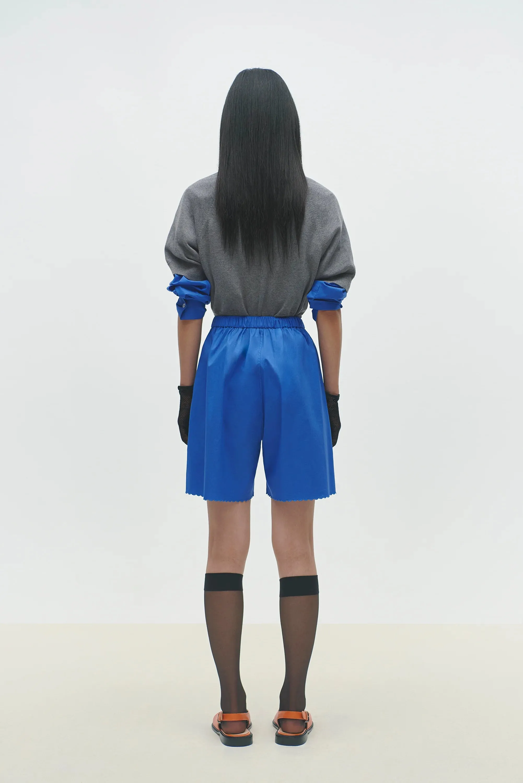 CORDERA - WAVY BERMUDA SHORTS - HORTENSIA - SS25