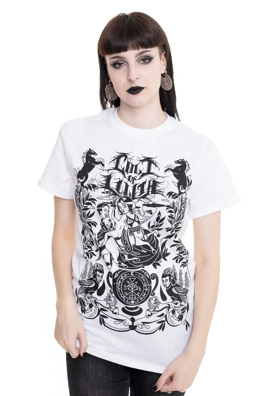 Cult Of Lilith - Gairah White - T-Shirt