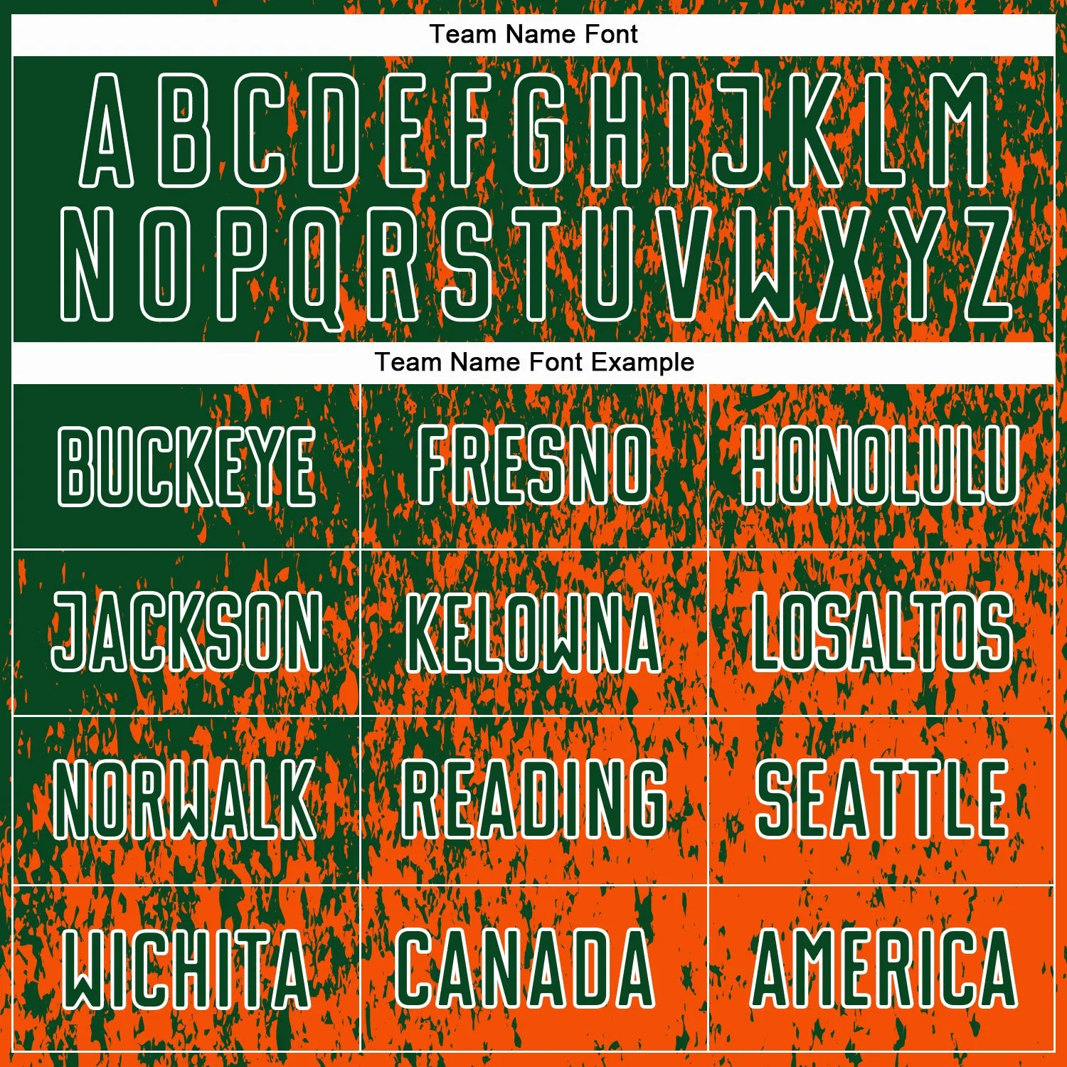 Custom Green Orange-White Abstract Fragment Art Sublimation Soccer Uniform Jersey FansIdea