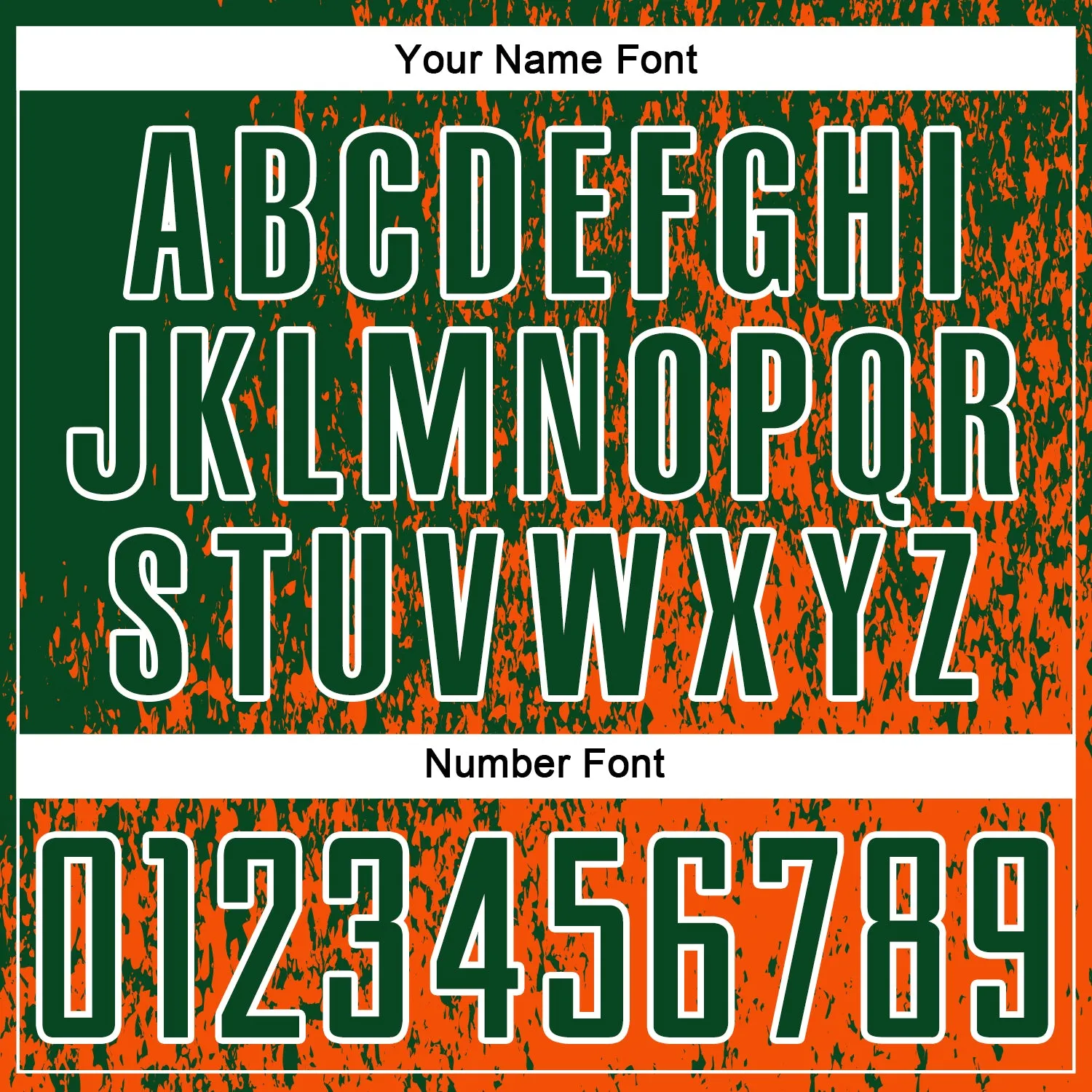 Custom Green Orange-White Abstract Fragment Art Sublimation Soccer Uniform Jersey FansIdea