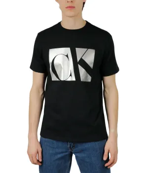 Editors Choice Short Sleeves Matte Metallic Monogram Tee  Limited Availability!