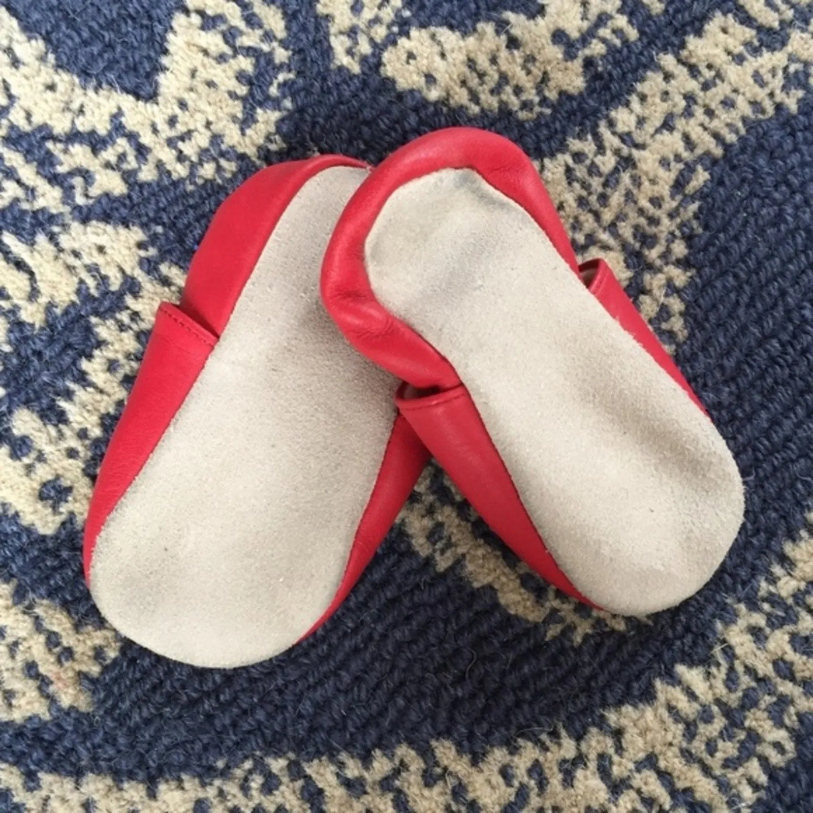 Editors Pick Gymboree Soft Sole Red Leather Shoes 3 Months  Dont Miss Out!