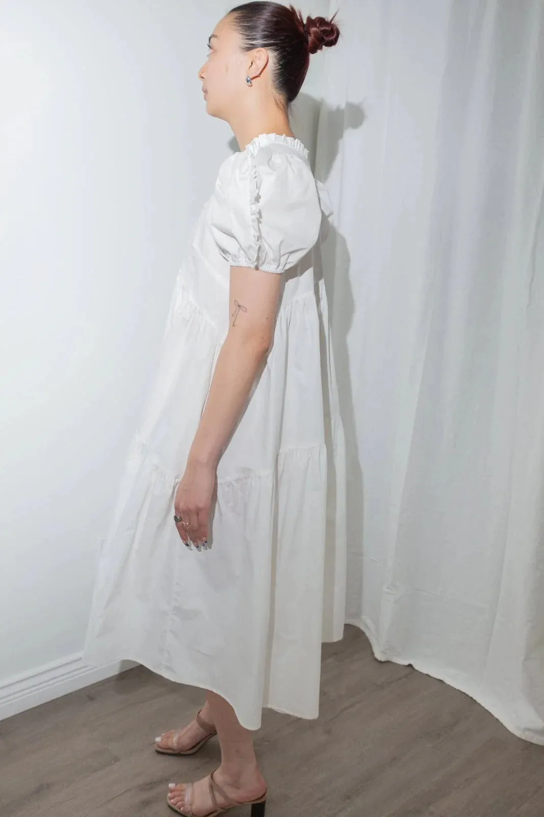 ET TIGRE - ROBE FIDELINA - BLANC - PÉ25