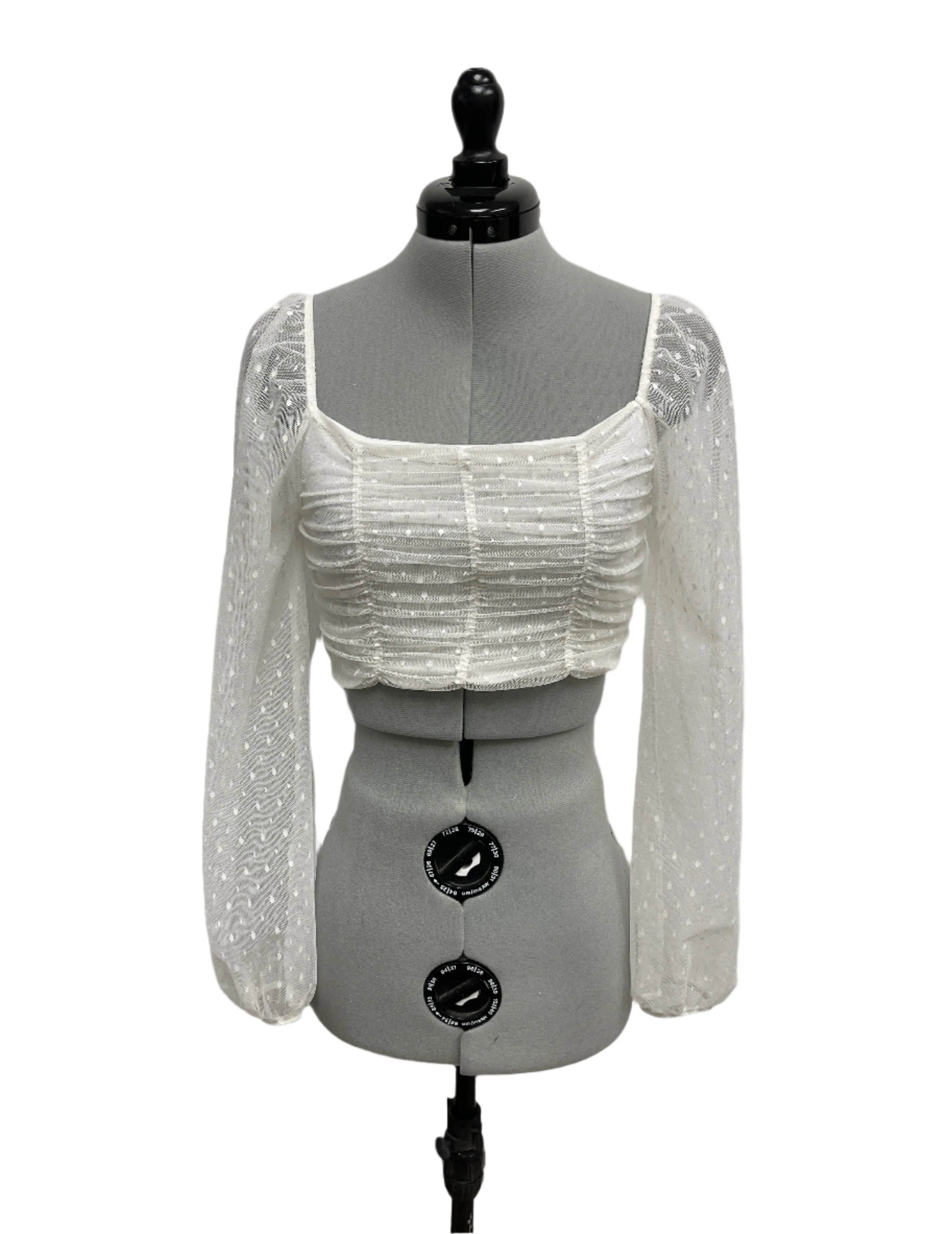 Exclusive Womens BooHoo Long Sleeve Blouse, Size 2  Dont Miss Out!