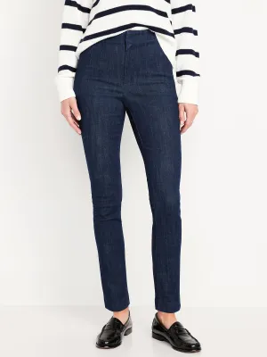 Extra High-Waisted Polished Pixie Skinny Ankle Jeans