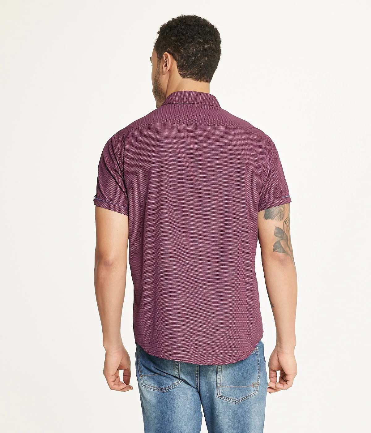 Flash Sale! Ditsy Print Short Sleeve Shirt  Limited Release!