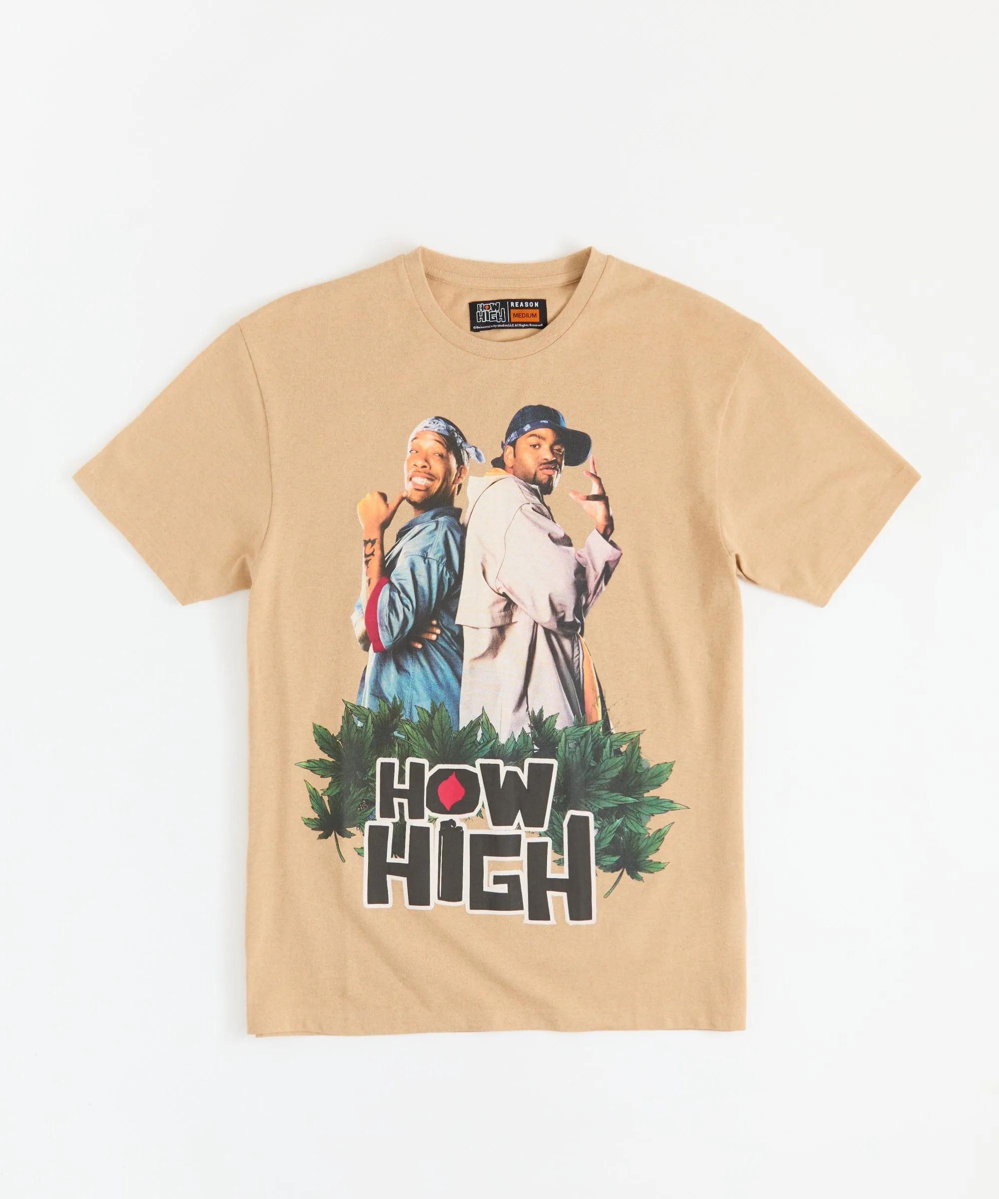 Flash Sale! How High Short Sleeve Tee - Khaki  Last Chance!