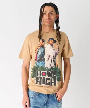 Flash Sale! How High Short Sleeve Tee - Khaki  Last Chance!