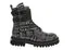 Flash Sale Newsprint Boot with Ankle Monk Straps  Dont Miss Out!