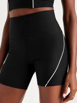 High-Waisted PowerSoft Biker Shorts -- 6-inch inseam