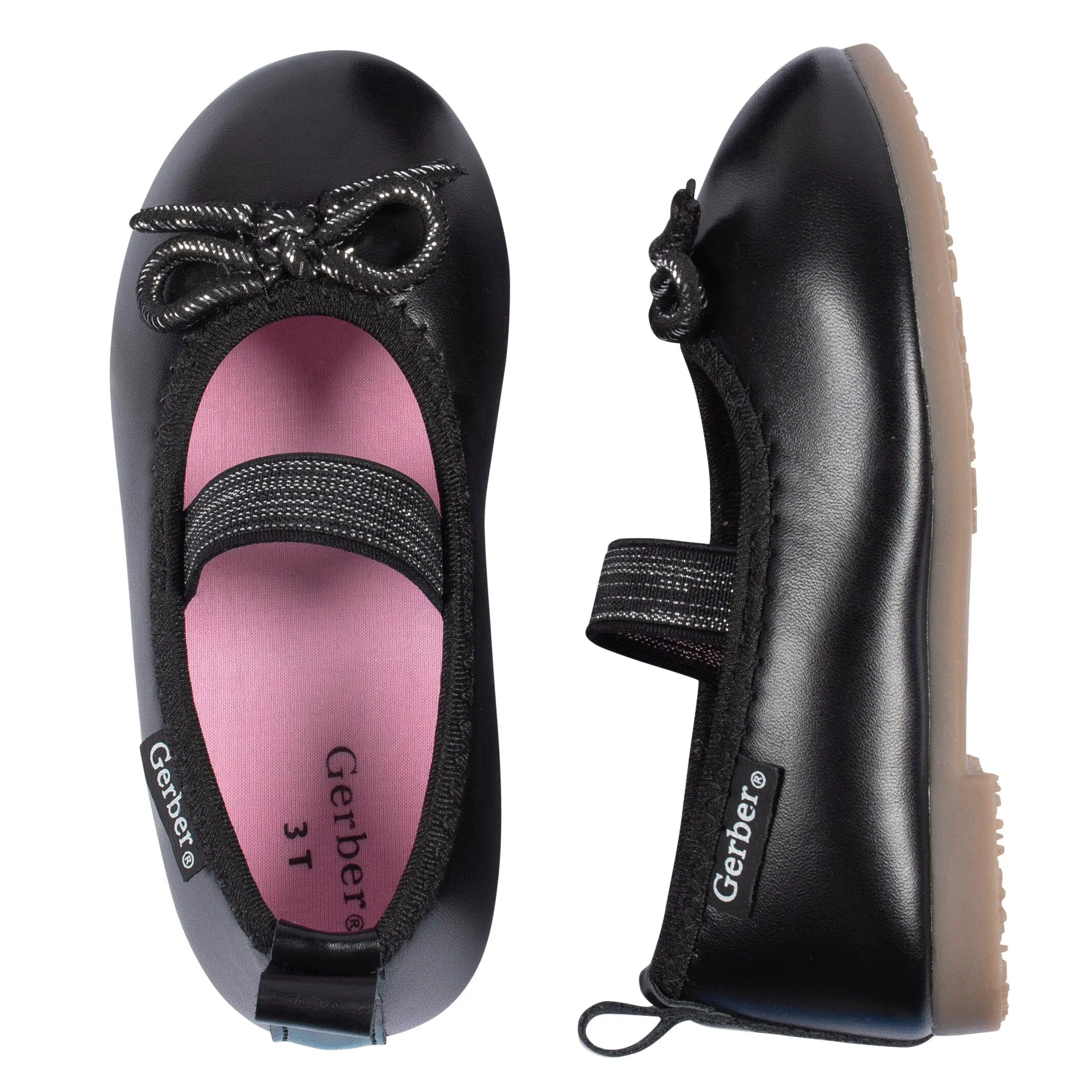 Infant & Toddler Girls Black Ballet Slipper Gerber Childrenswea