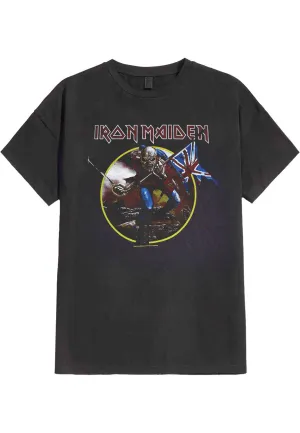Iron Maiden - The Trooper Charcoal - T-Shirt