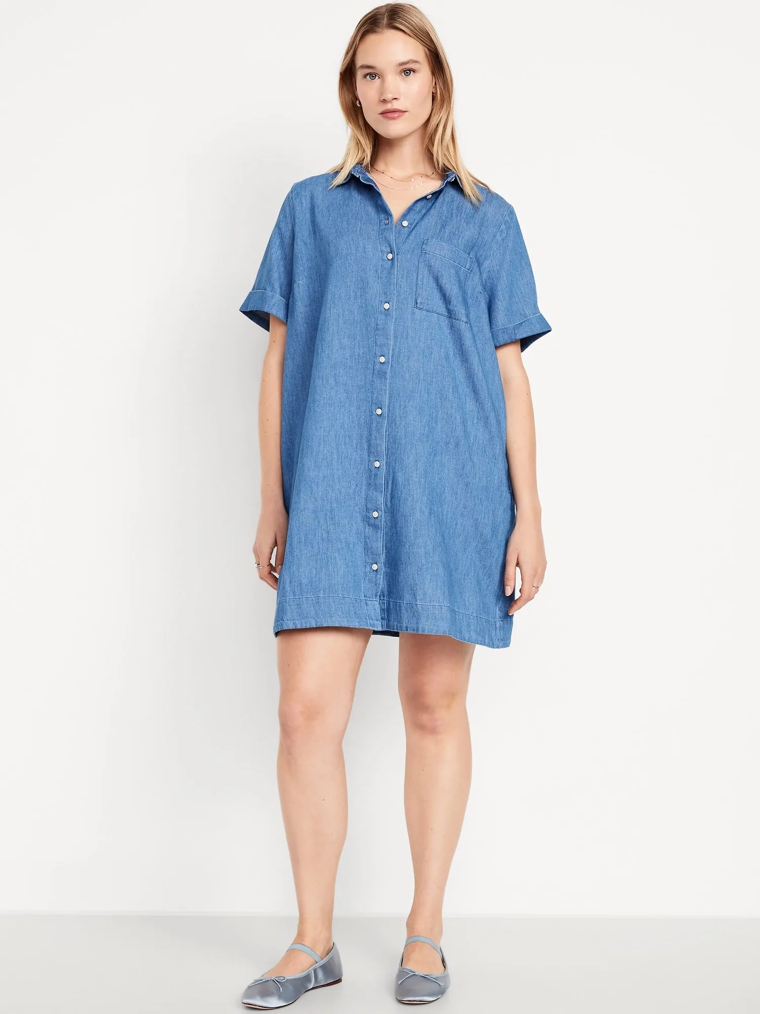 Jean Shirt Dress