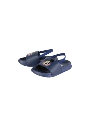 Kid's Girl's Printed Slippers,Navy