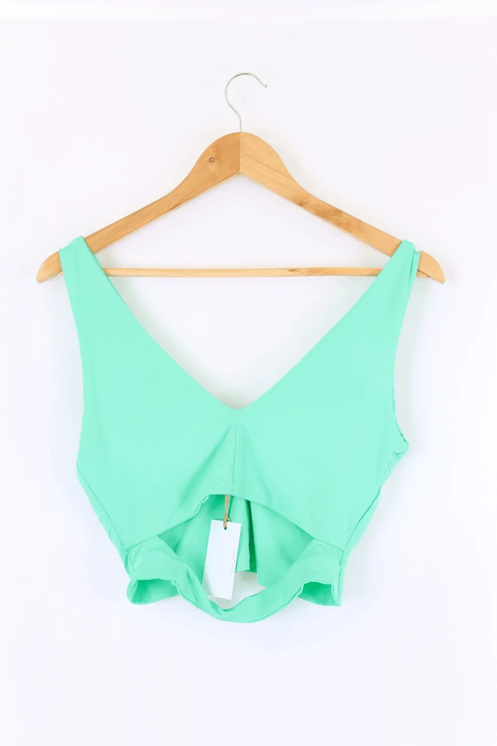 Kookai Green Cropped Top 10
