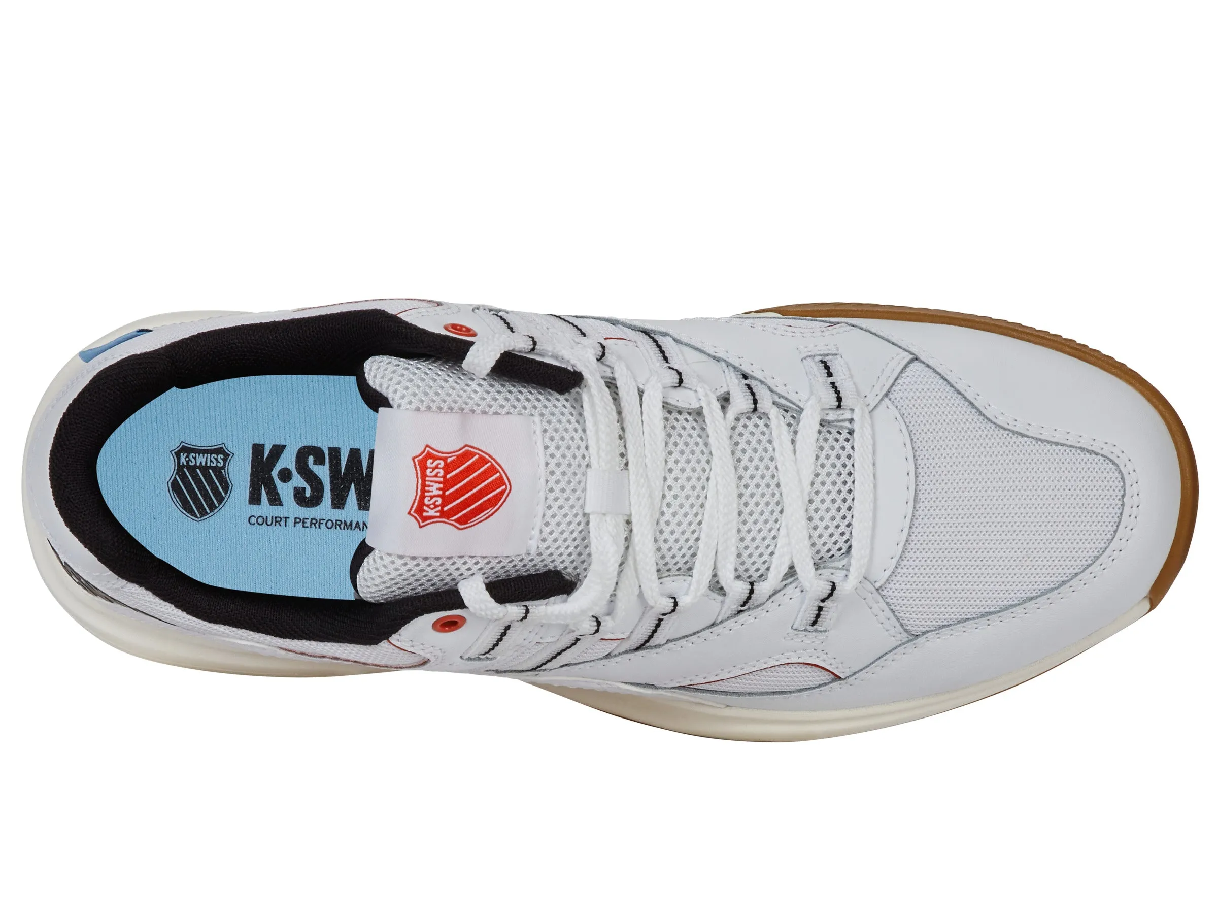 K.SWISS 04076-140-M | TURA TEAM | WHITE/BLACK/MARS RED