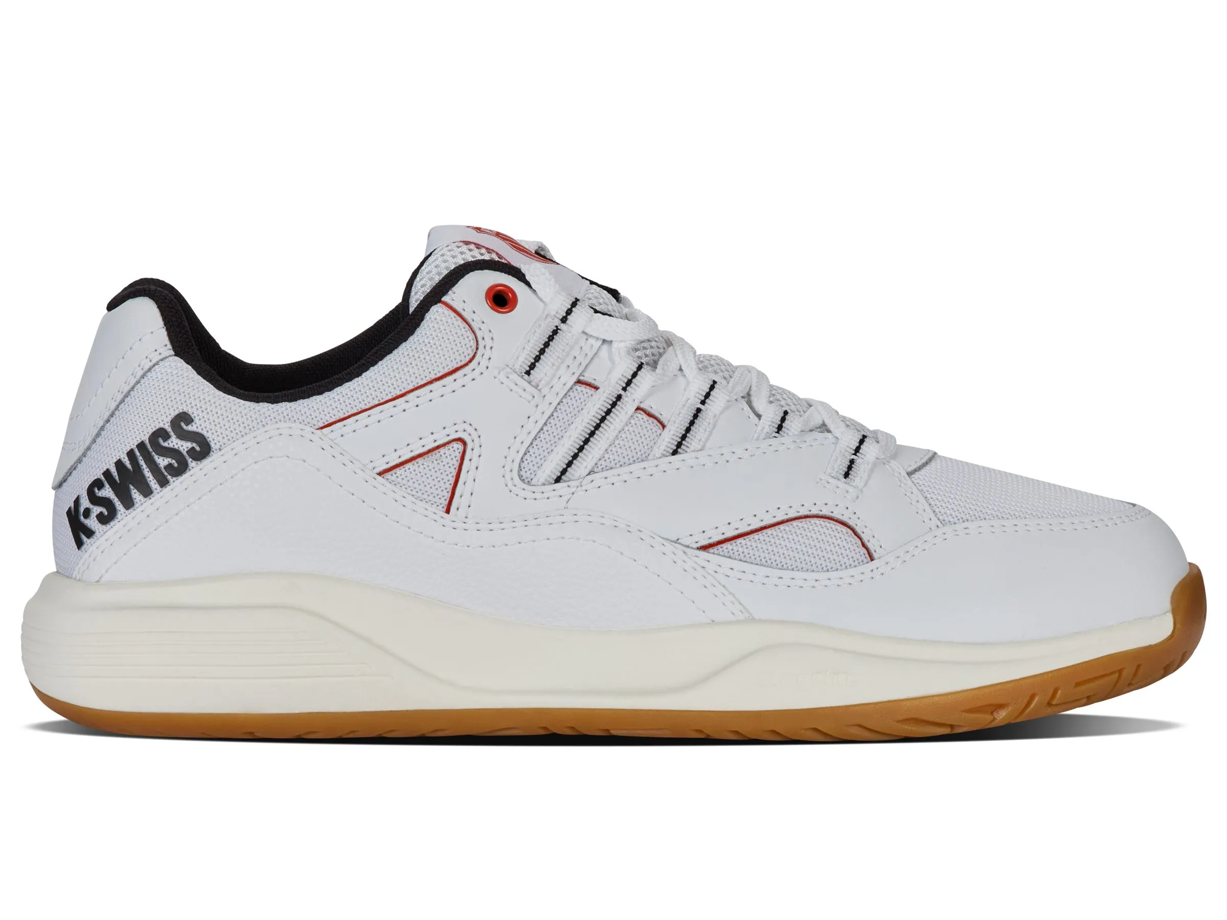 K.SWISS 04076-140-M | TURA TEAM | WHITE/BLACK/MARS RED