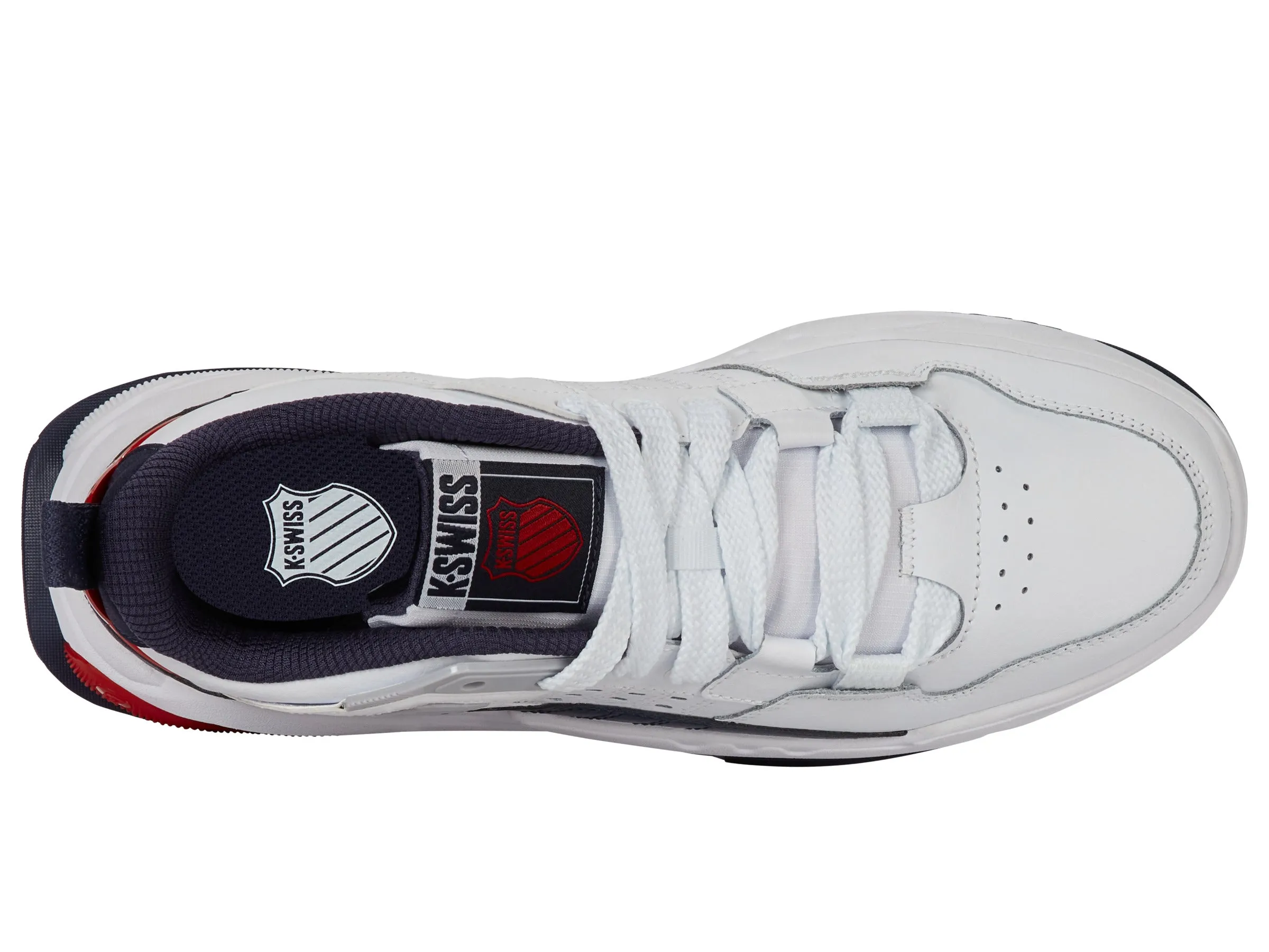 K.SWISS 04077-130-M | TECHNA TRAINER | WHITE/NAVY/RED