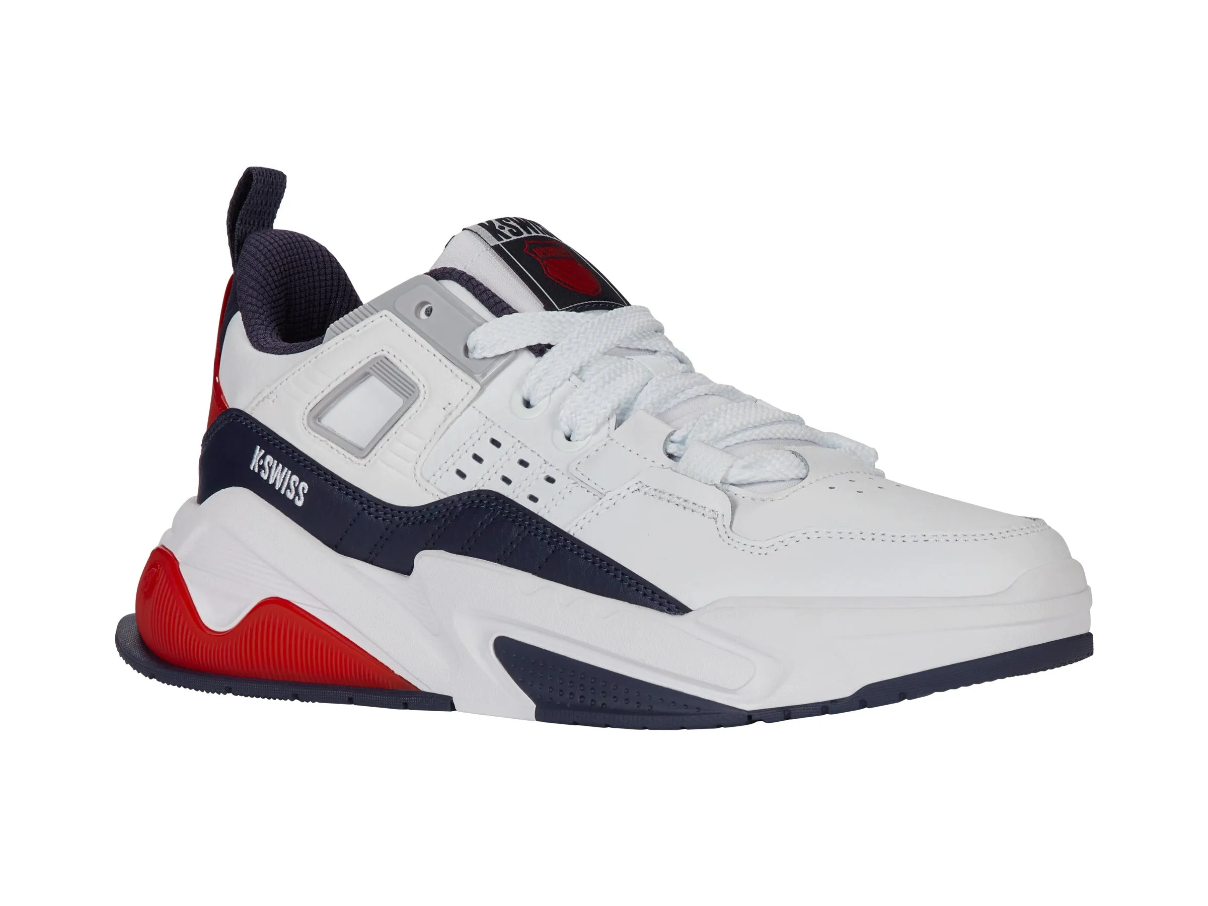 K.SWISS 04077-130-M | TECHNA TRAINER | WHITE/NAVY/RED