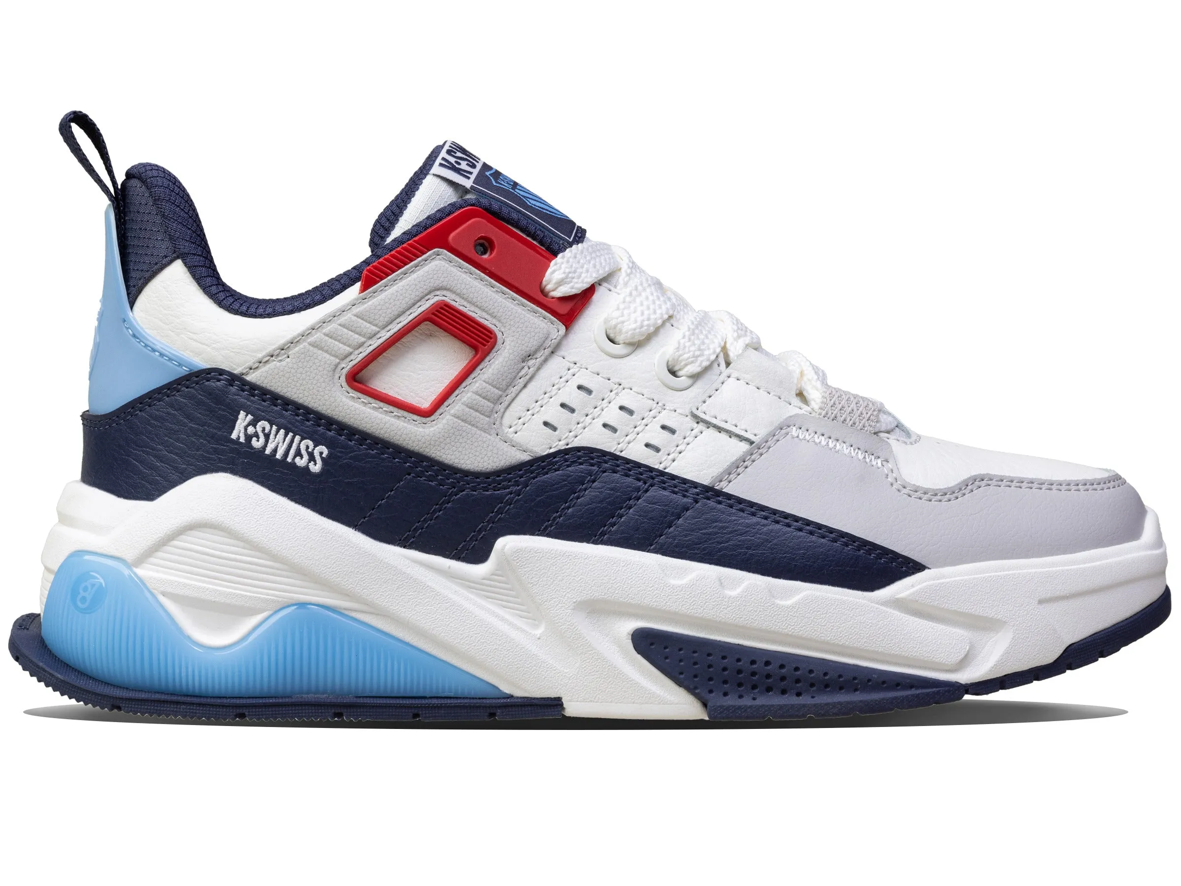 K.SWISS 04077-936-M | TECHNA TRAINER | SAIL WHITE/NAVY/RED