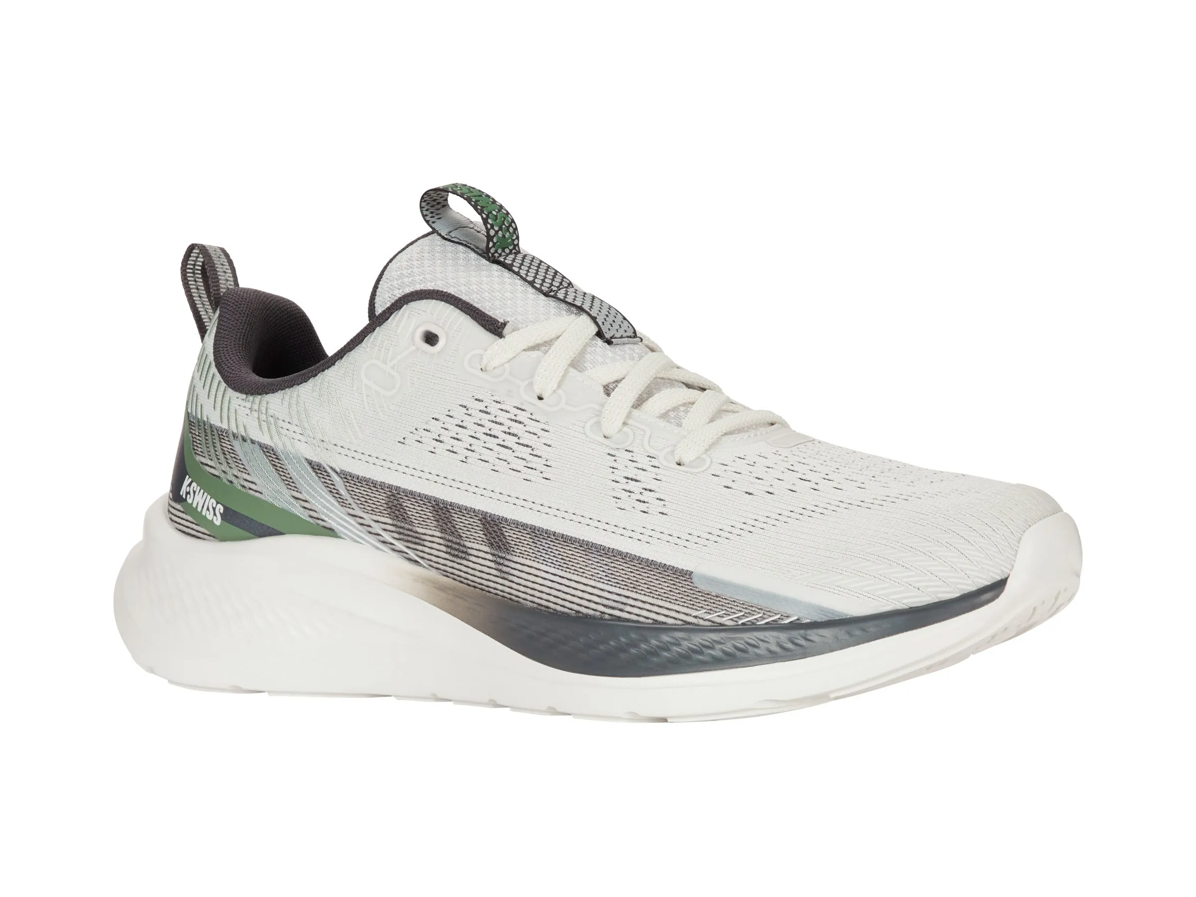 K.SWISS 04302-120-M | PROTO TRAINER | BLANC/ASPHALT/WATERCRESS