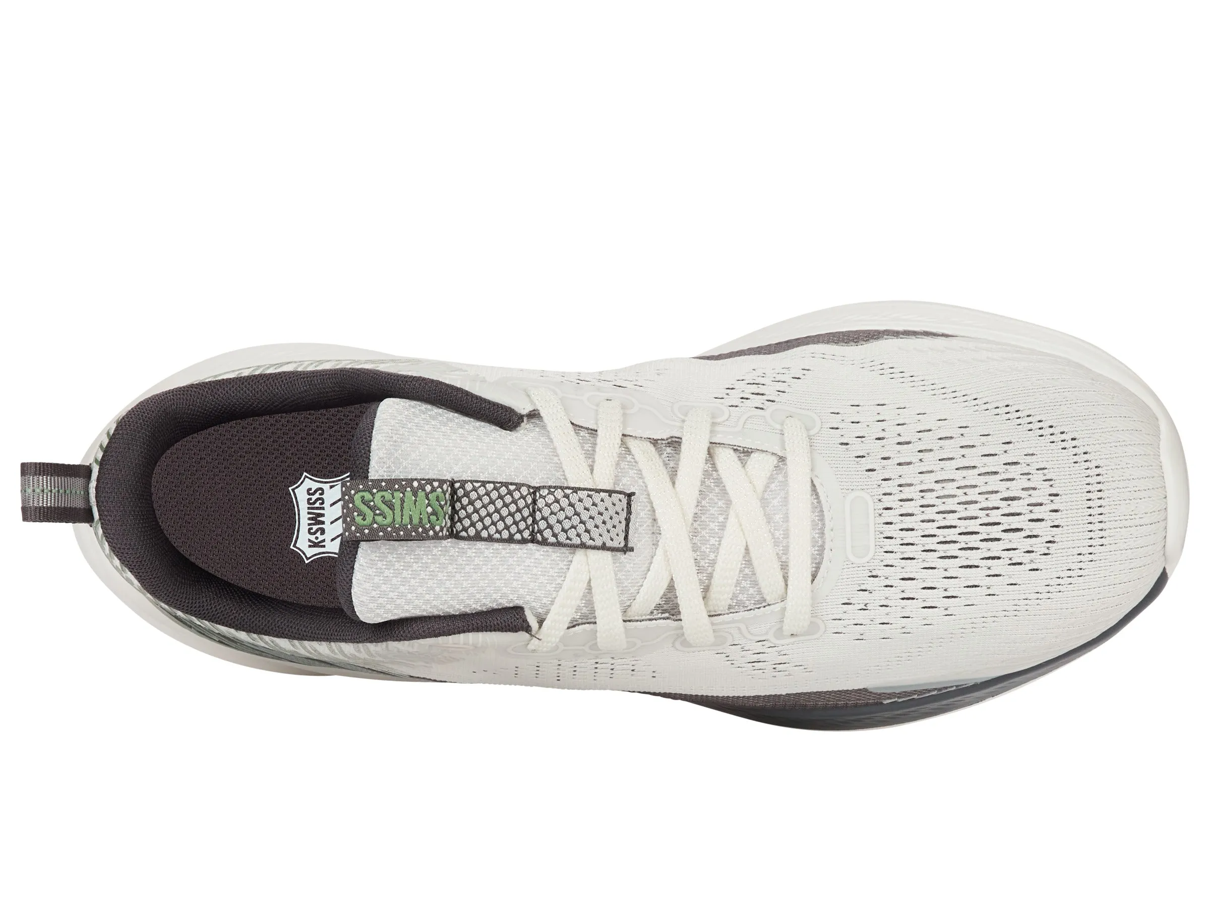 K.SWISS 04302-120-M | PROTO TRAINER | BLANC/ASPHALT/WATERCRESS