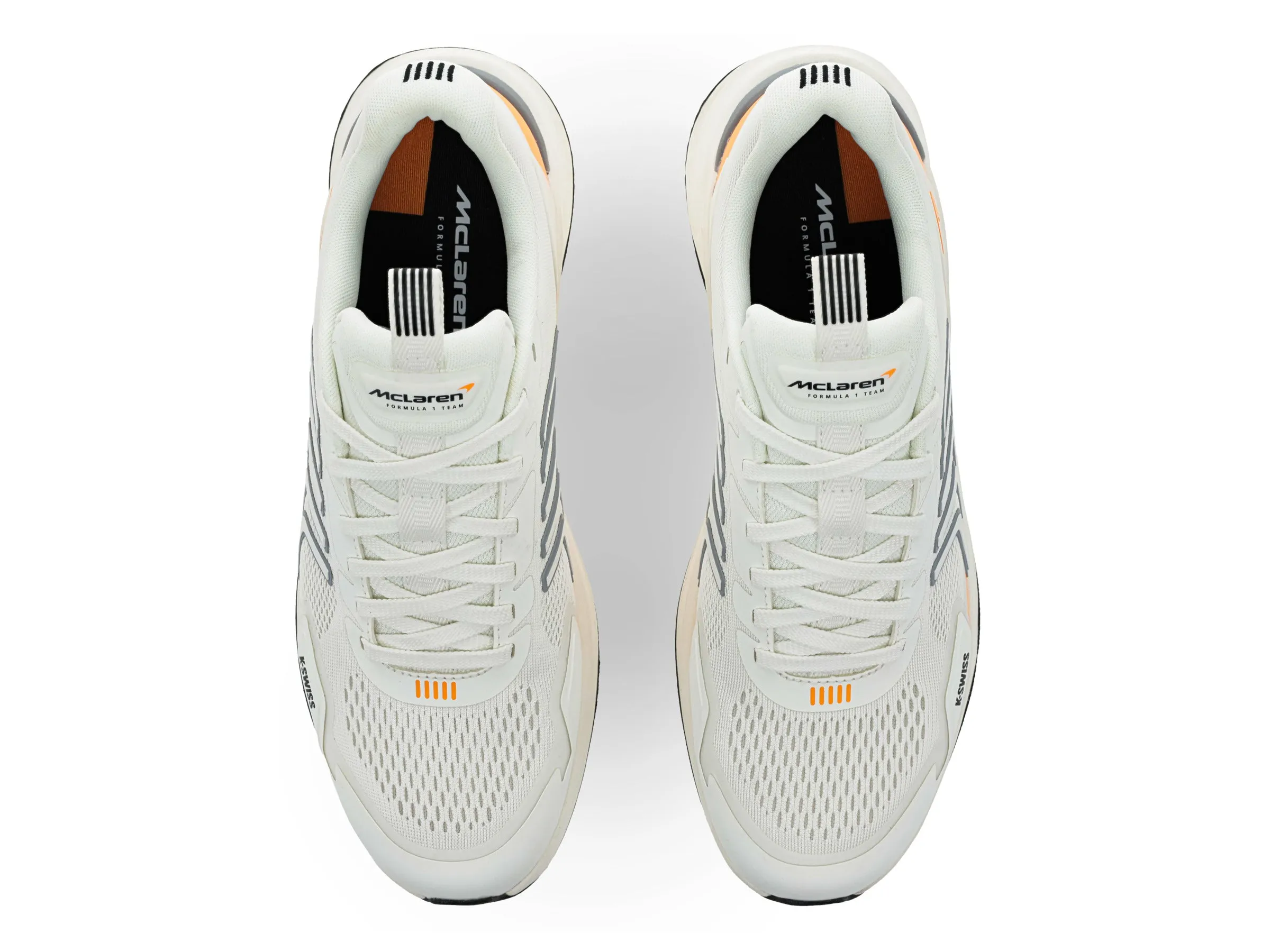 K.SWISS 04317-183-M | AERO-ACTIVE X MCLAREN F1 TEAM | SNOW WHITE/PAPAYA