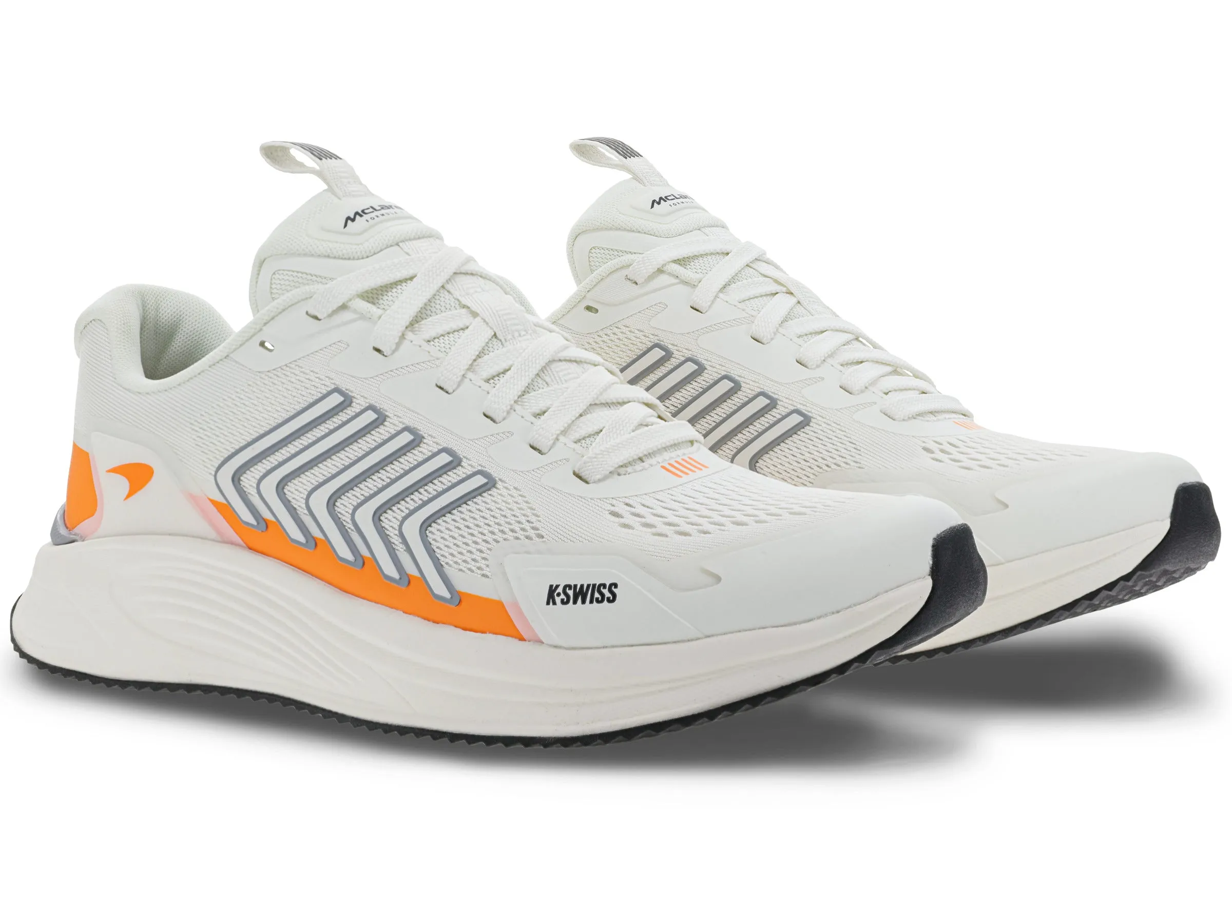 K.SWISS 04317-183-M | AERO-ACTIVE X MCLAREN F1 TEAM | SNOW WHITE/PAPAYA
