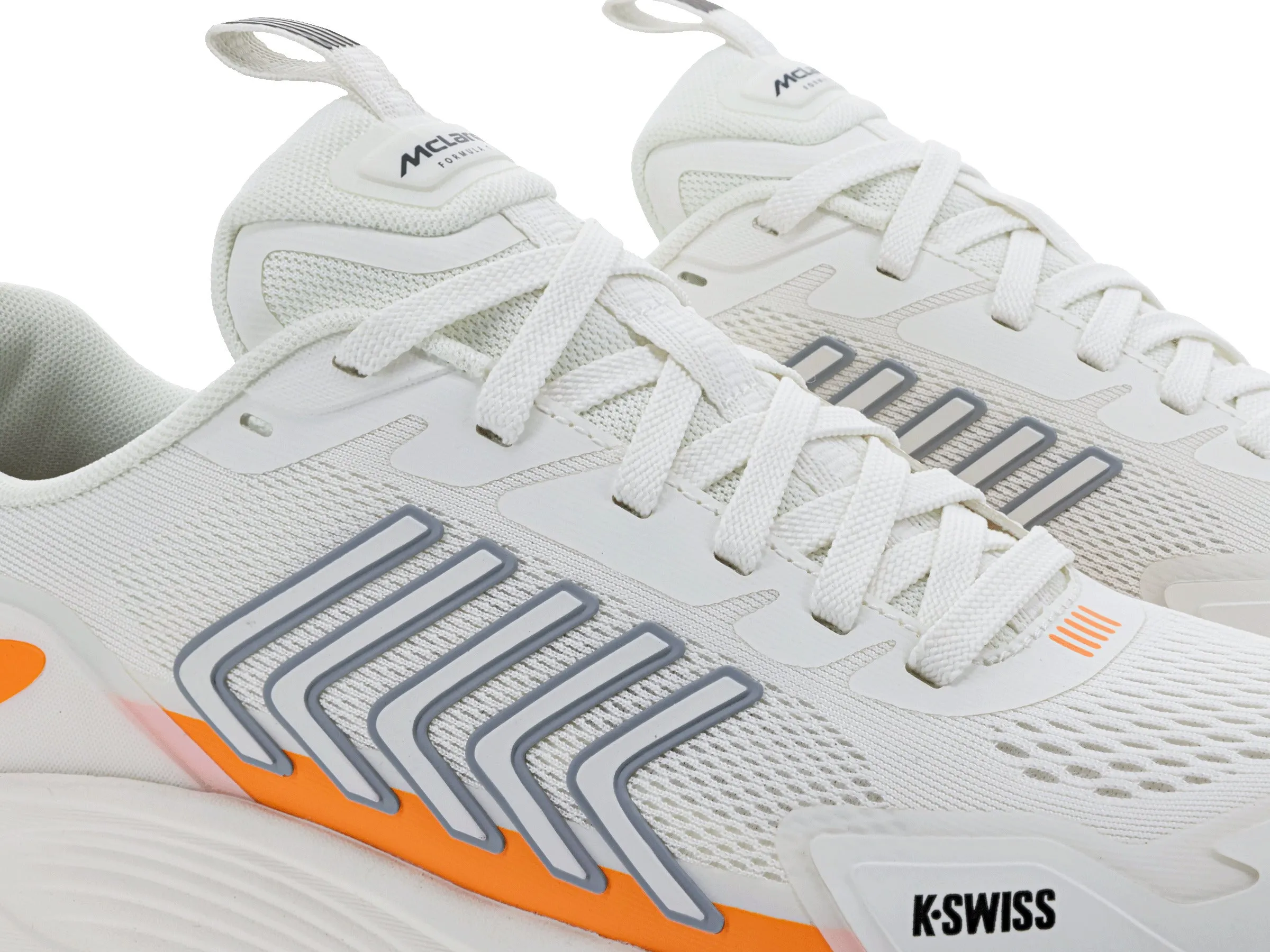 K.SWISS 04317-183-M | AERO-ACTIVE X MCLAREN F1 TEAM | SNOW WHITE/PAPAYA