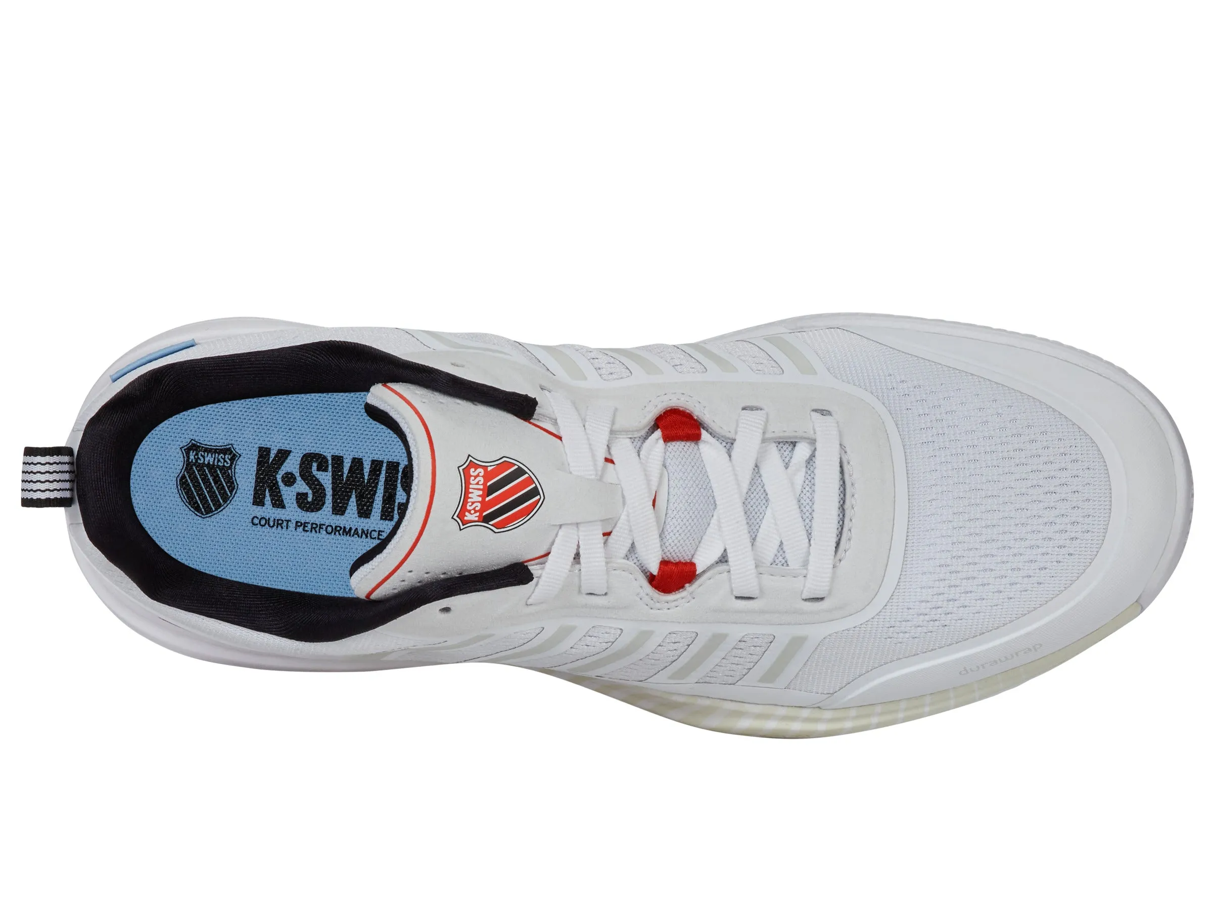 K.SWISS 04405-140-M | ULTRA COURT | WHITE/BLACK/MARS RED