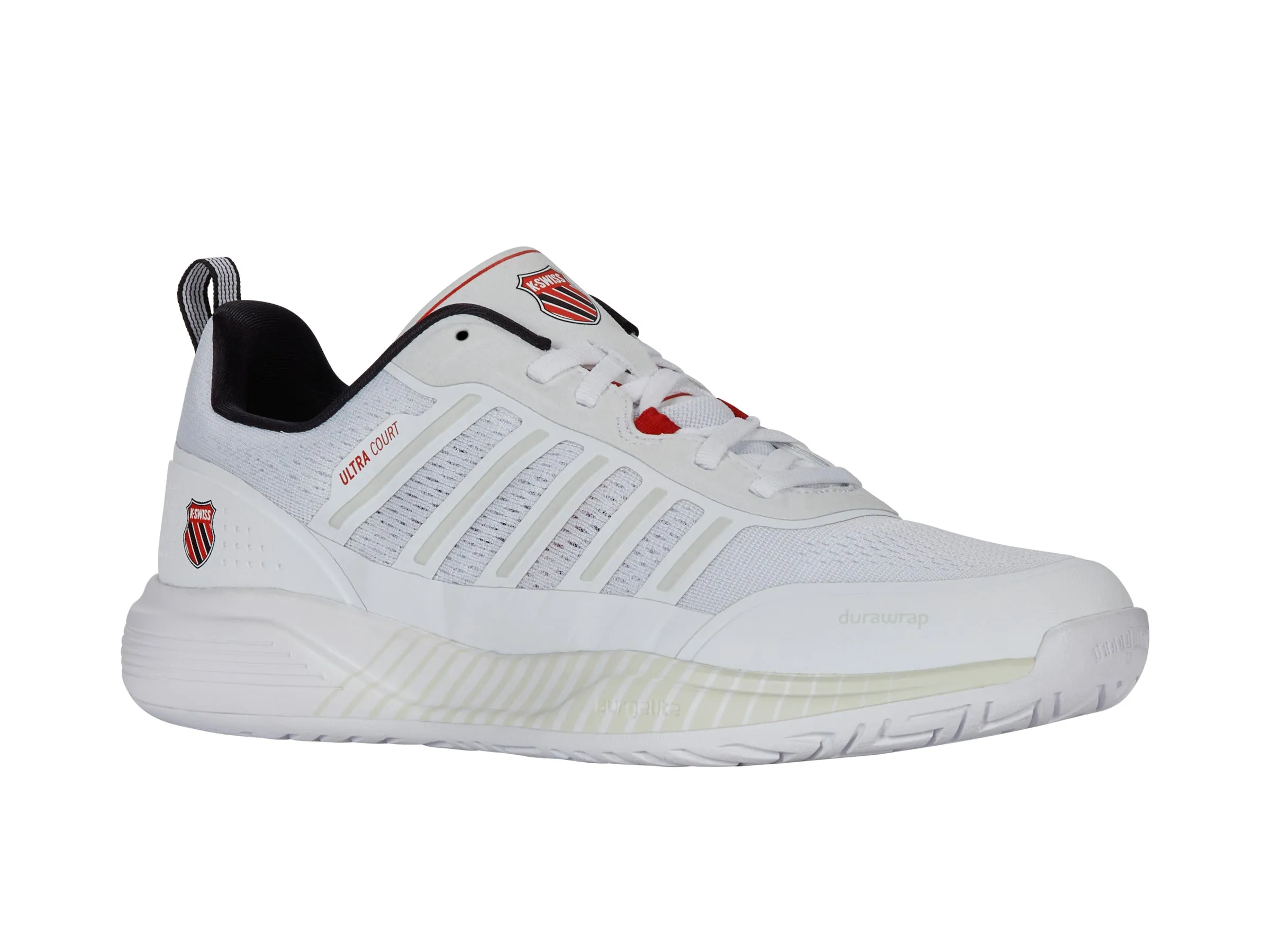 K.SWISS 04405-140-M | ULTRA COURT | WHITE/BLACK/MARS RED