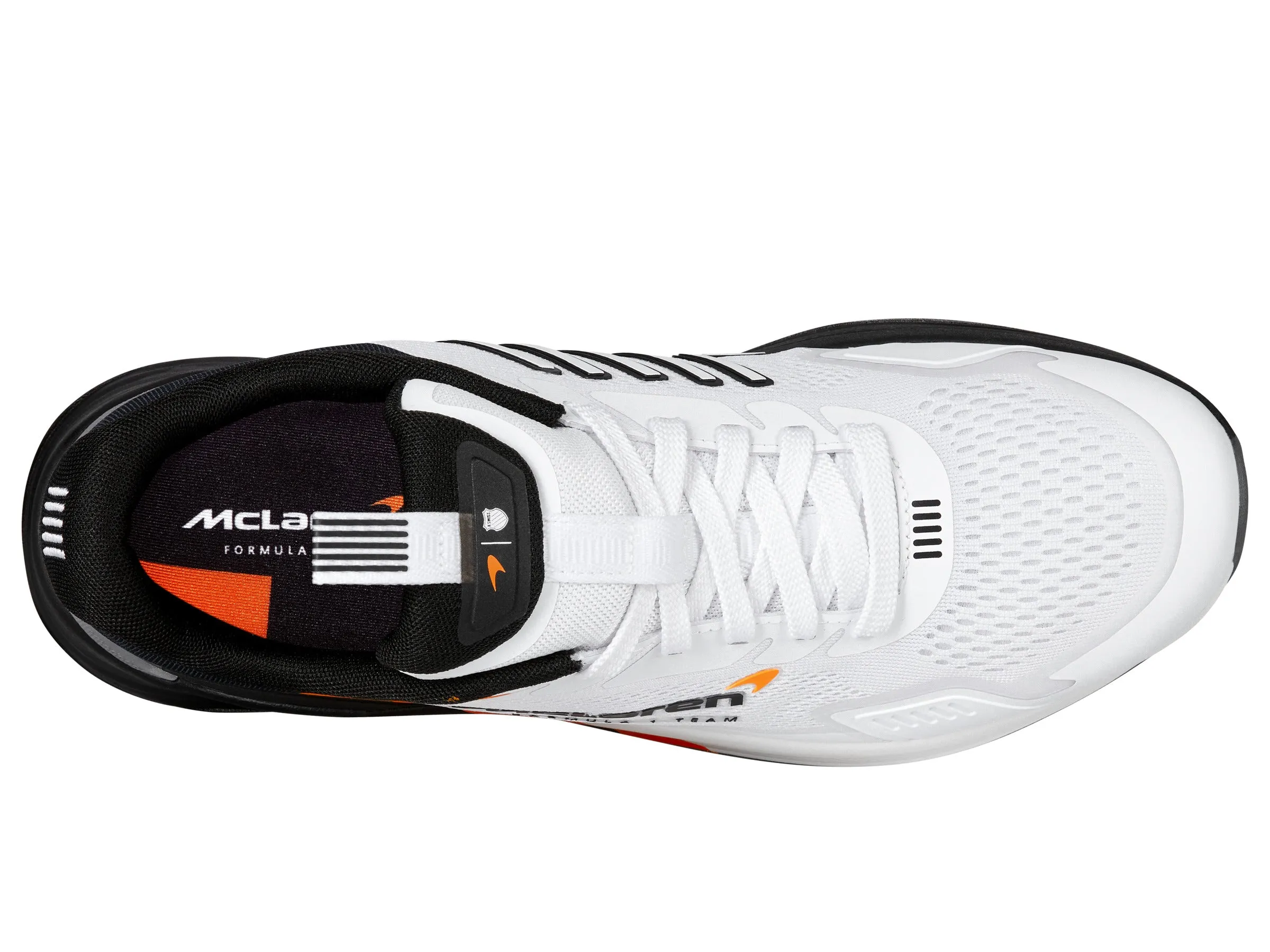 K.SWISS 04410-196-M | AERO-ACTIVE II X MCLAREN F1 TEAM | WHITE/BLACK/PAPAYA