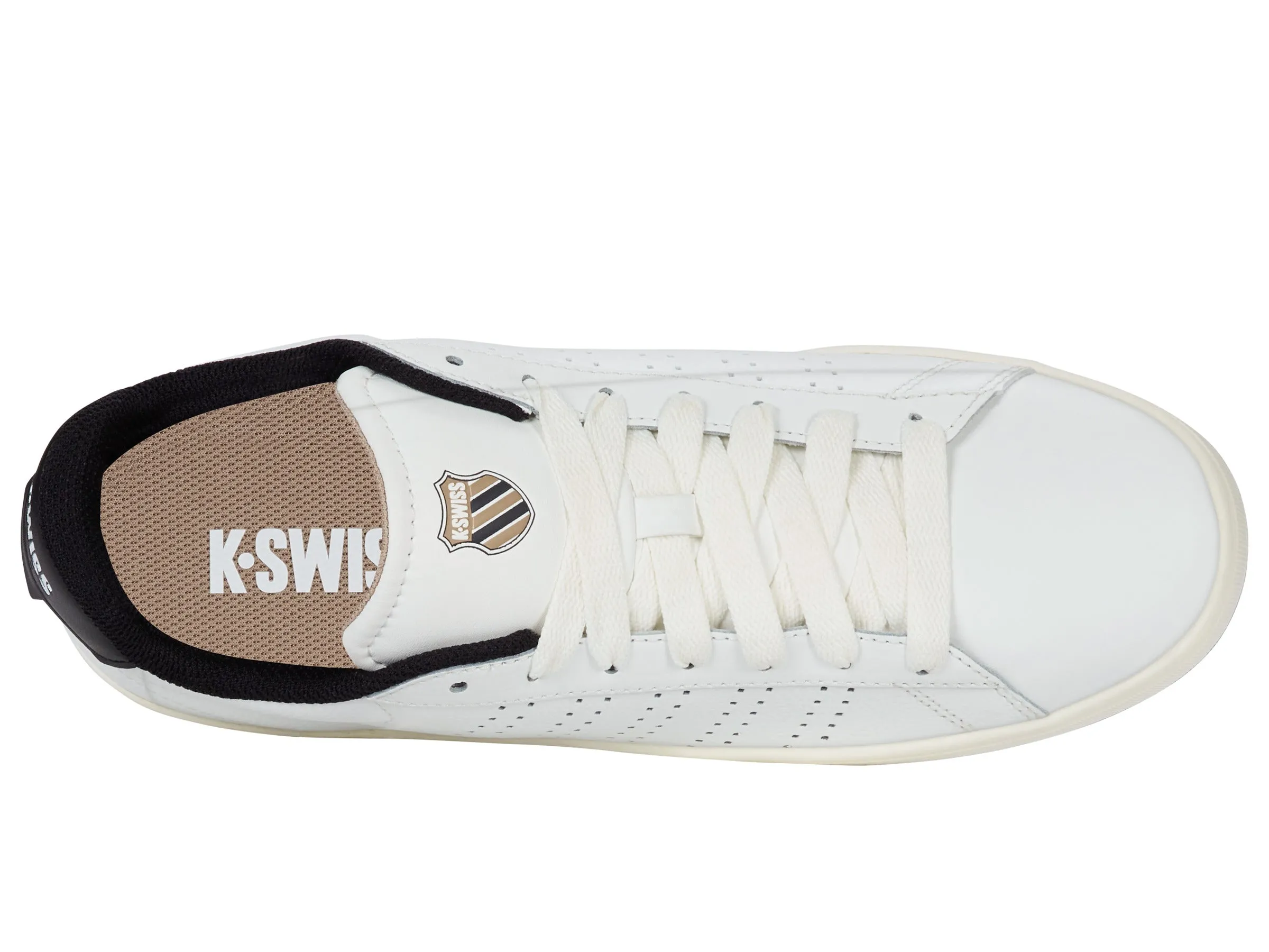 K.SWISS 04411-131-M | COURT BASE II | BRIGHT WHITE/NATURAL/BLACK