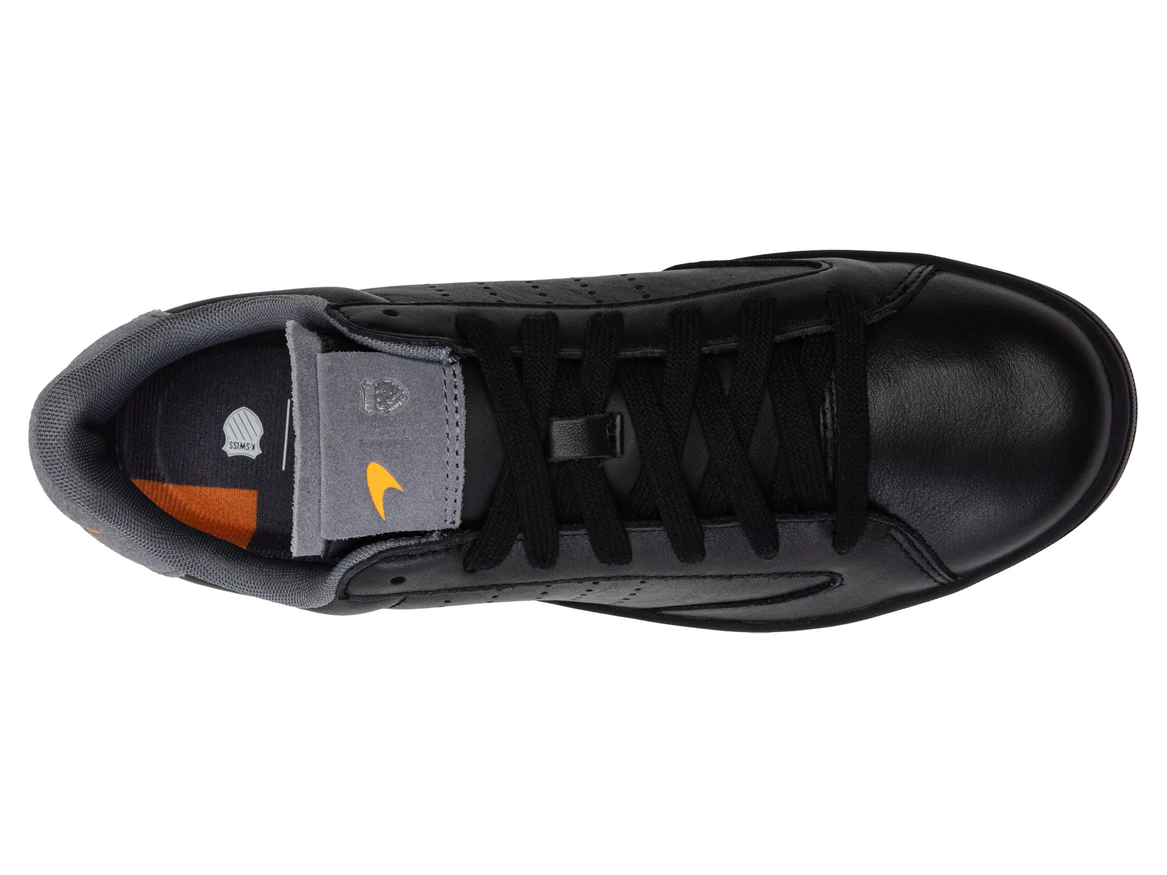 K.SWISS 04415-038-M | LOZAN KLUB X MCLAREN F1 TEAM | BLACK/ANTHRACITE/PAPAYA