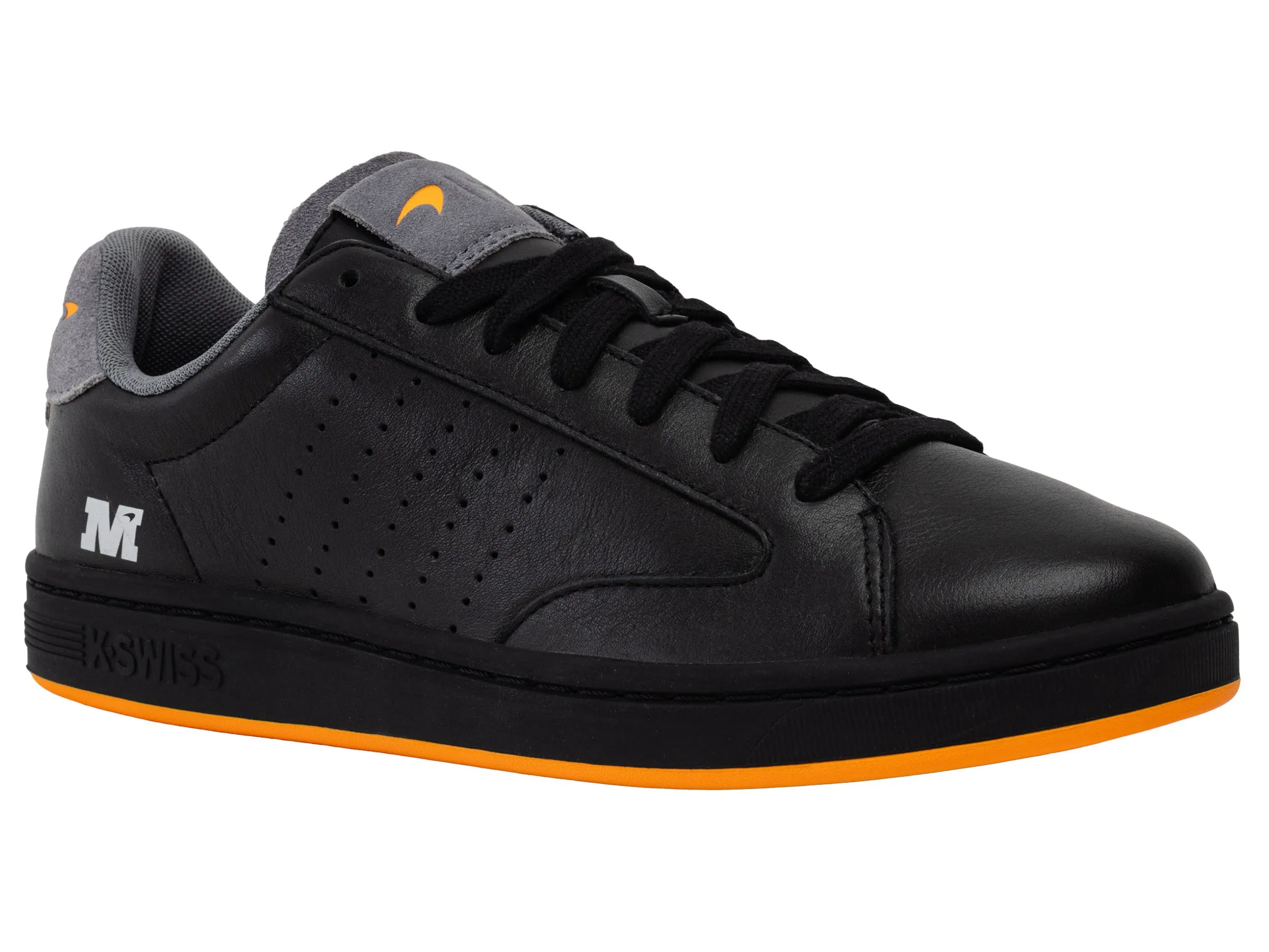 K.SWISS 04415-038-M | LOZAN KLUB X MCLAREN F1 TEAM | BLACK/ANTHRACITE/PAPAYA