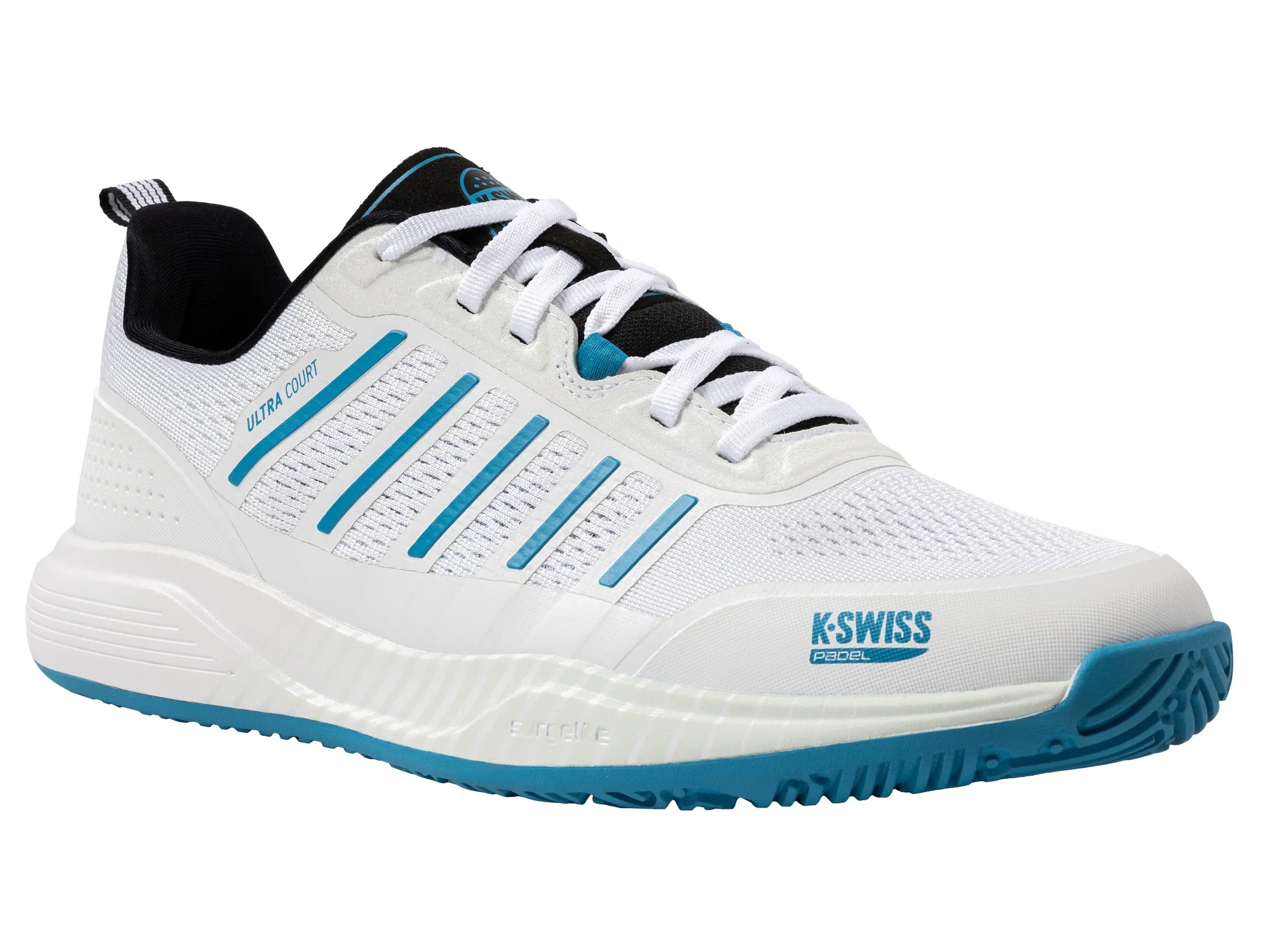 K.SWISS 04436-967-M | ULTRA COURT PADEL SANYO | WHITE/BLACK/BLUE MOON