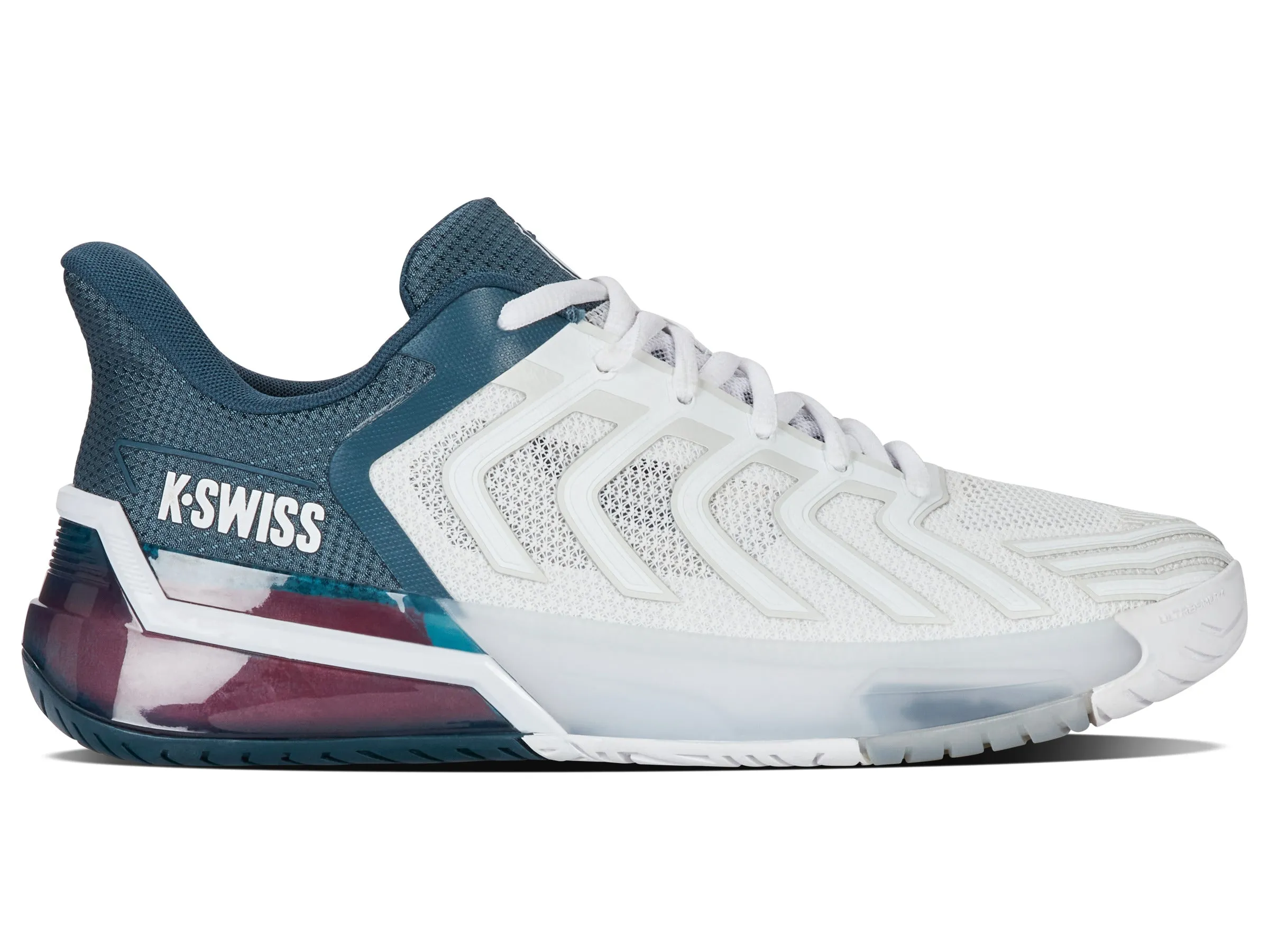 K.SWISS 04437-129-M | ULTRASHOT 4 | WHITE/STARGAZER/NEON BLAZE