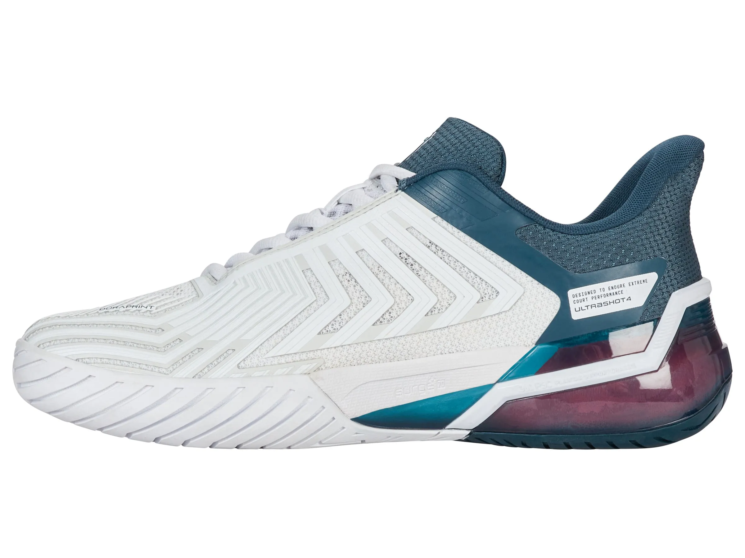 K.SWISS 04437-129-M | ULTRASHOT 4 | WHITE/STARGAZER/NEON BLAZE