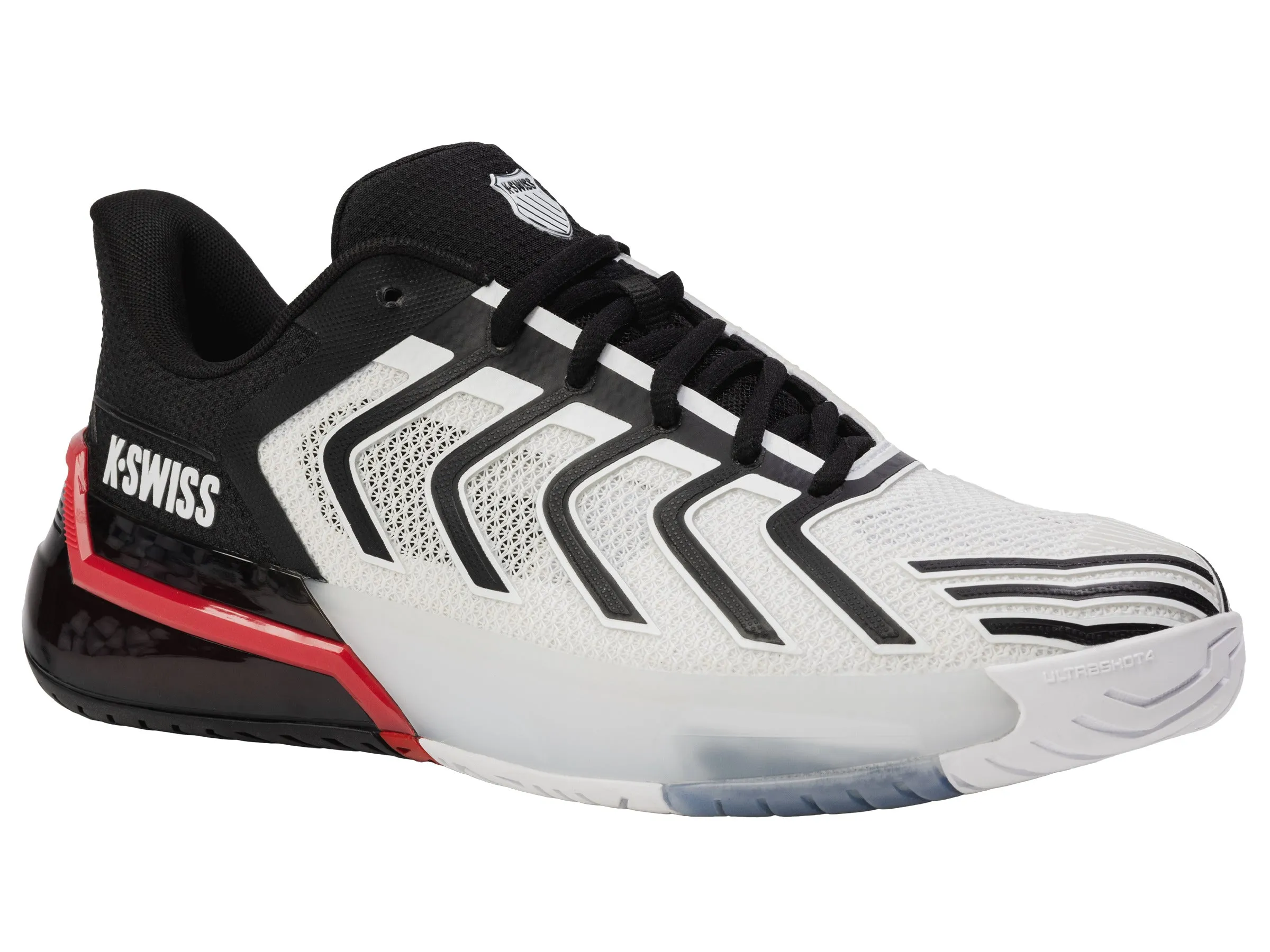 K.SWISS 04437-140-M | ULTRASHOT 4 | WHITE/BLACK/MARS RED