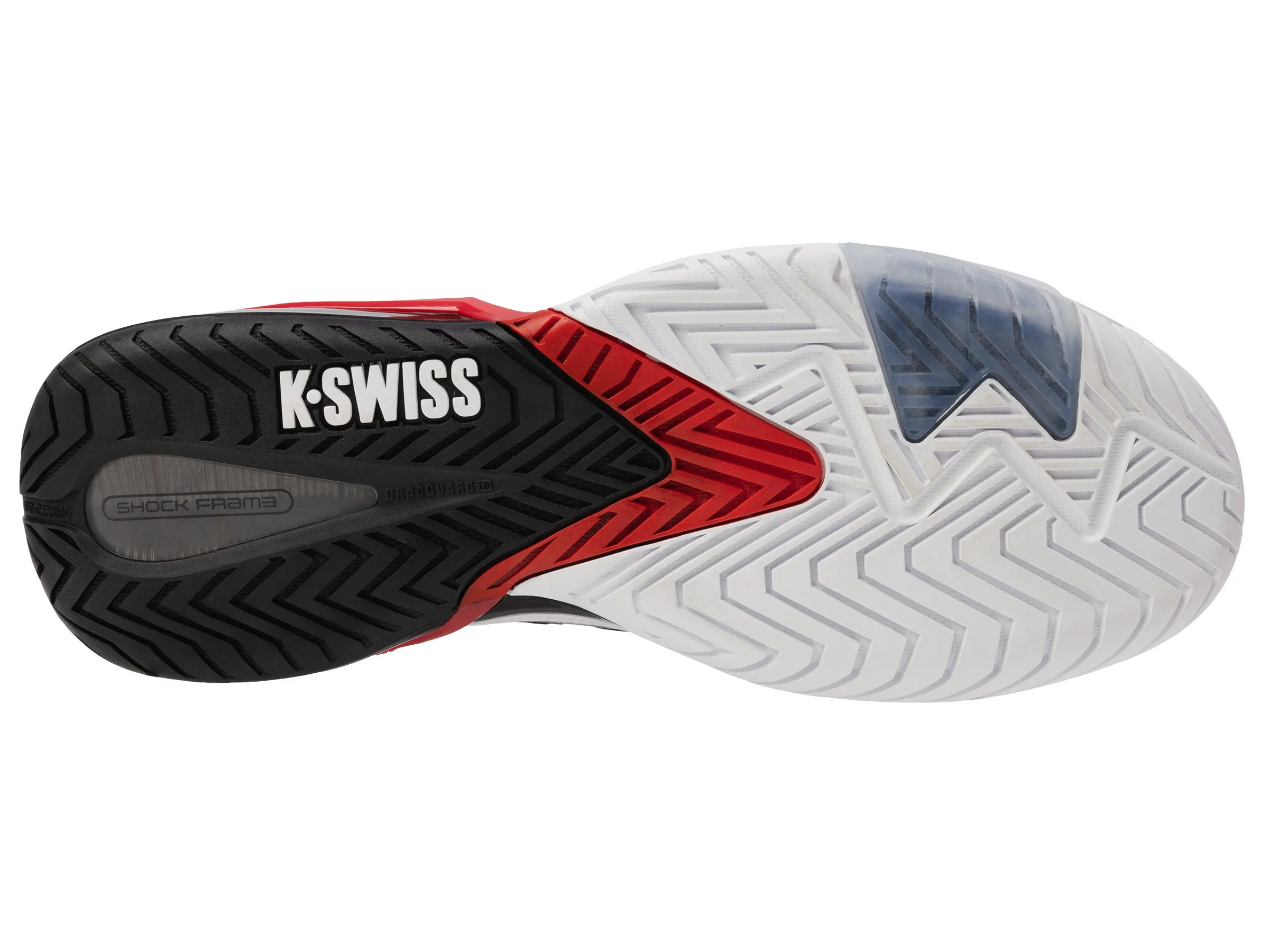 K.SWISS 04437-140-M | ULTRASHOT 4 | WHITE/BLACK/MARS RED